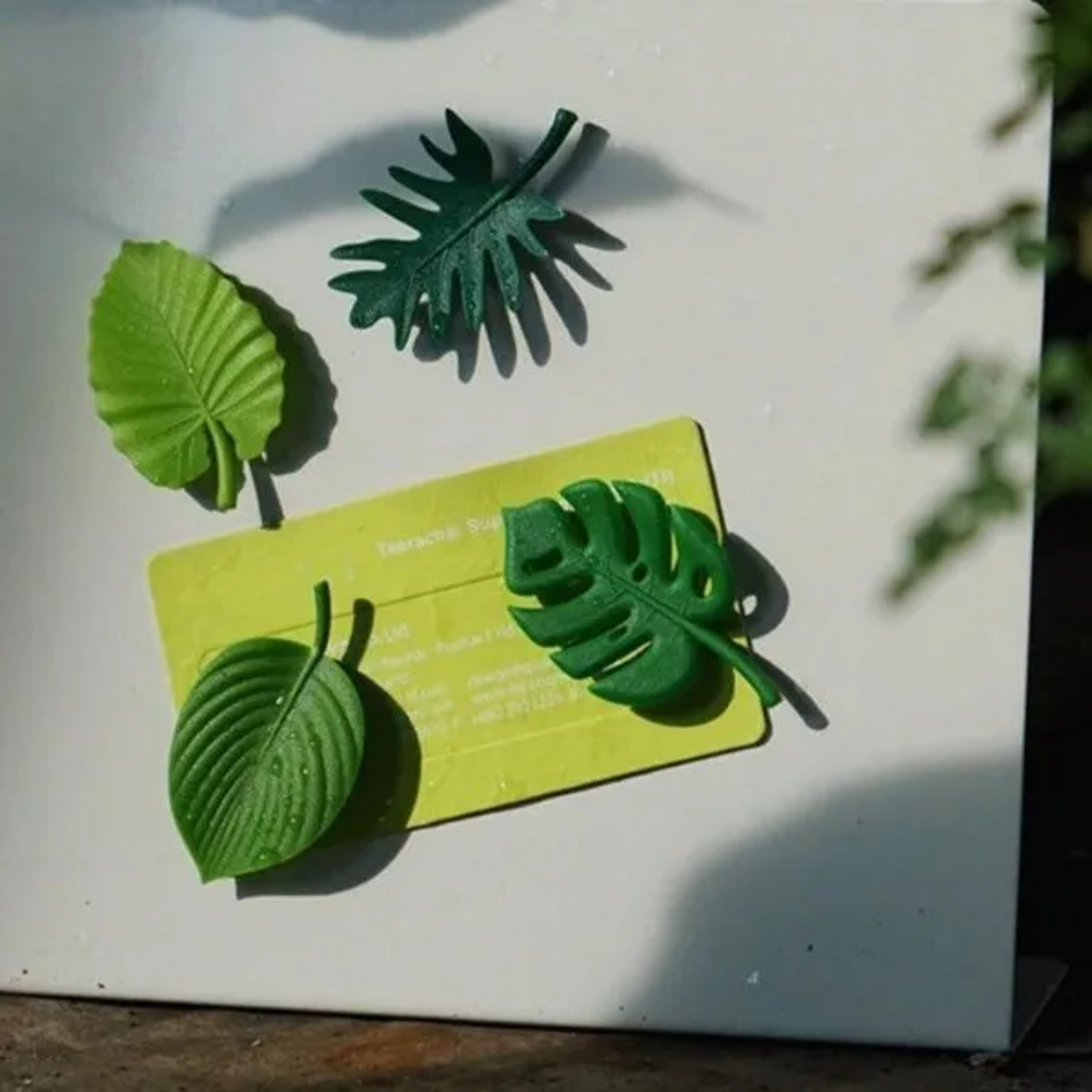 Plant Leaves Fridge Magnets, Decorative ABS Magnetic Patches, Home Whiteboard Magnets, Fridge Decor for Kitchen – view 7