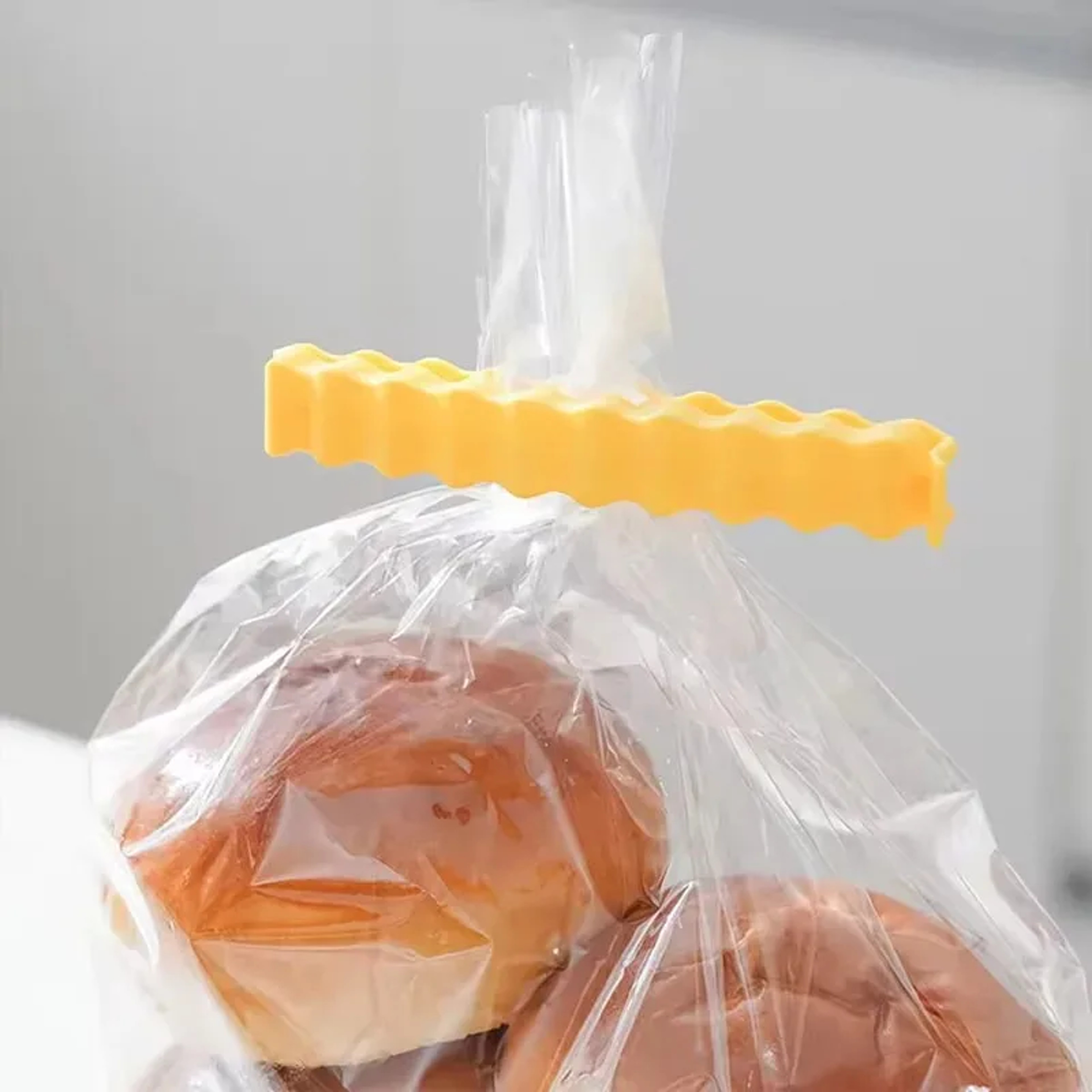 Potato FryShaped Sealing Clips Refrigerator Magnet Snack Seal Bag Clips ABS Magnetic Tool For Fresh 2