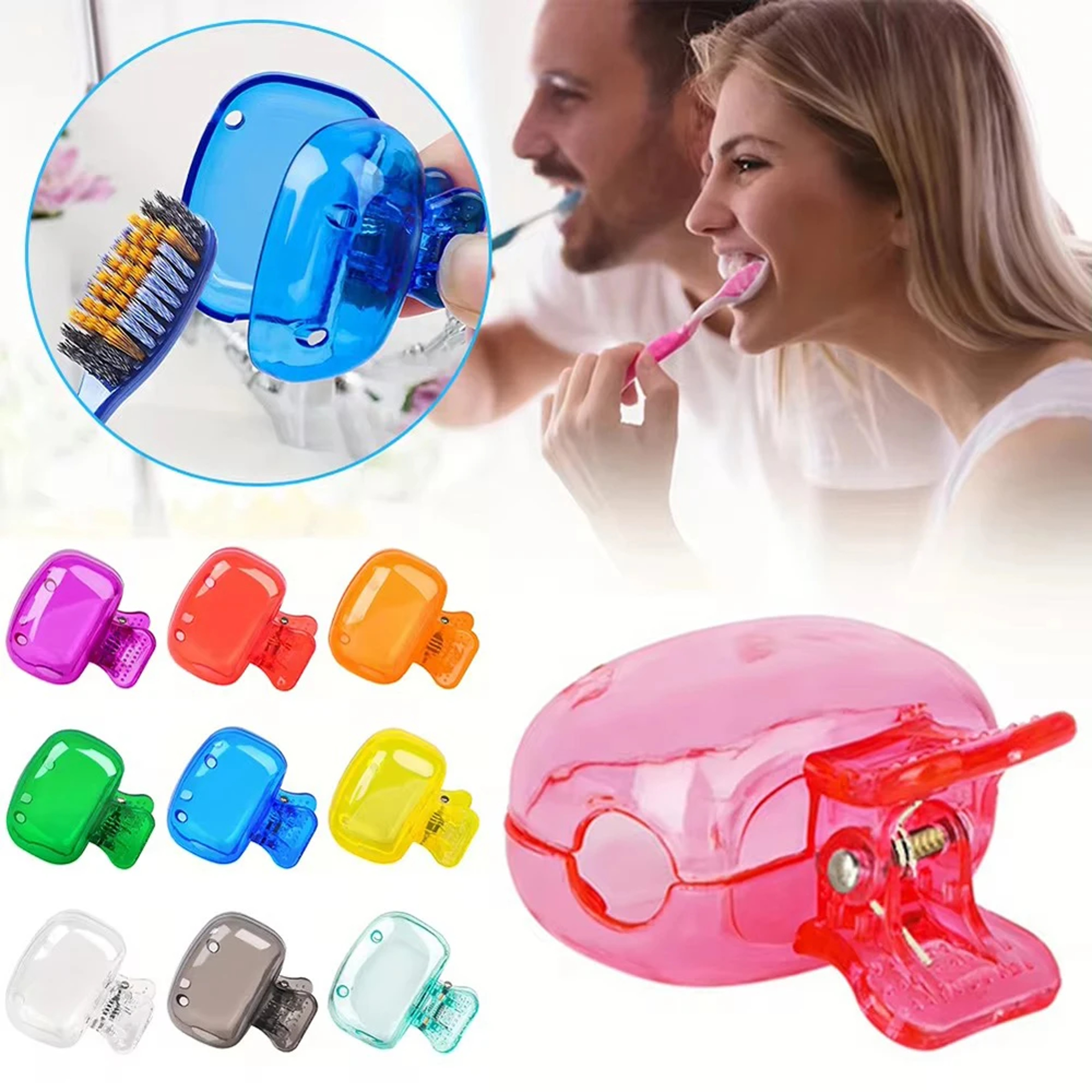 Tooth Brush Head Protective Covers Electric Portable Travel Manual Brush Heads Home Plastic Covers 4