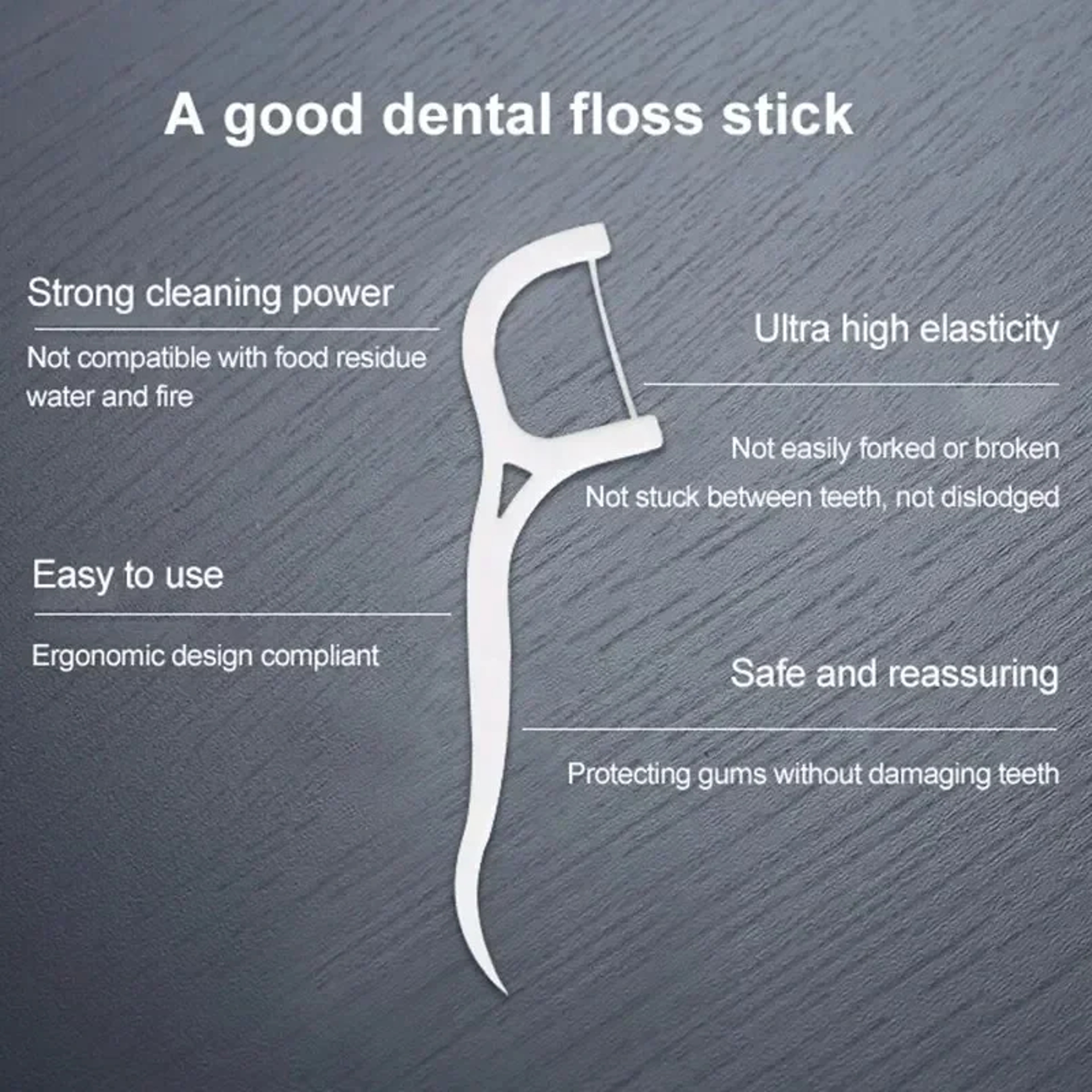 Disposable Dental Floss Sticks Inter Dental Cleaner TravelFriendly Oral Hygiene Essential Portable  3