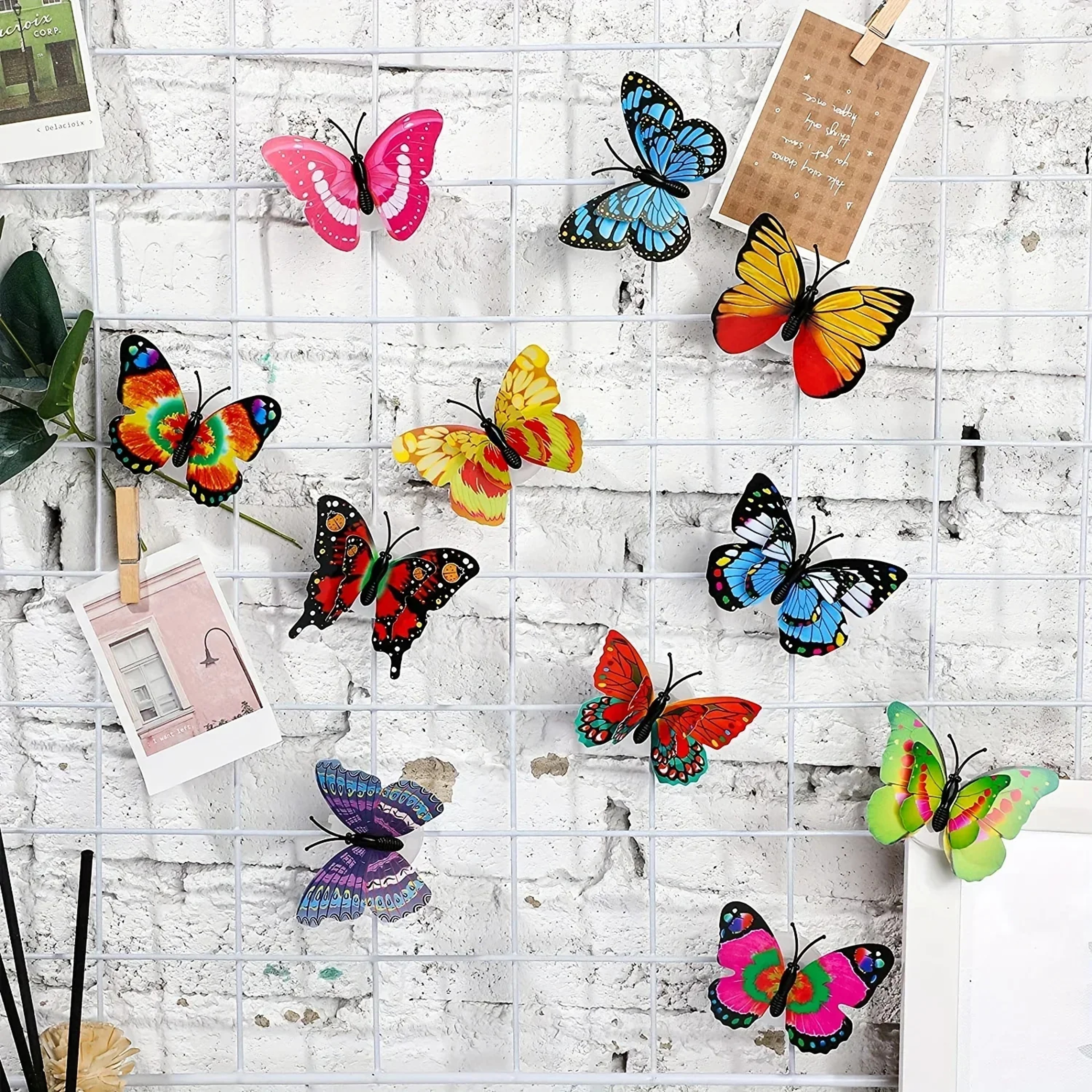 LED Butterfly Decoration Night Light Sticker for Garden, Backyard, Lawn, Party, and Festive Parties – view 3