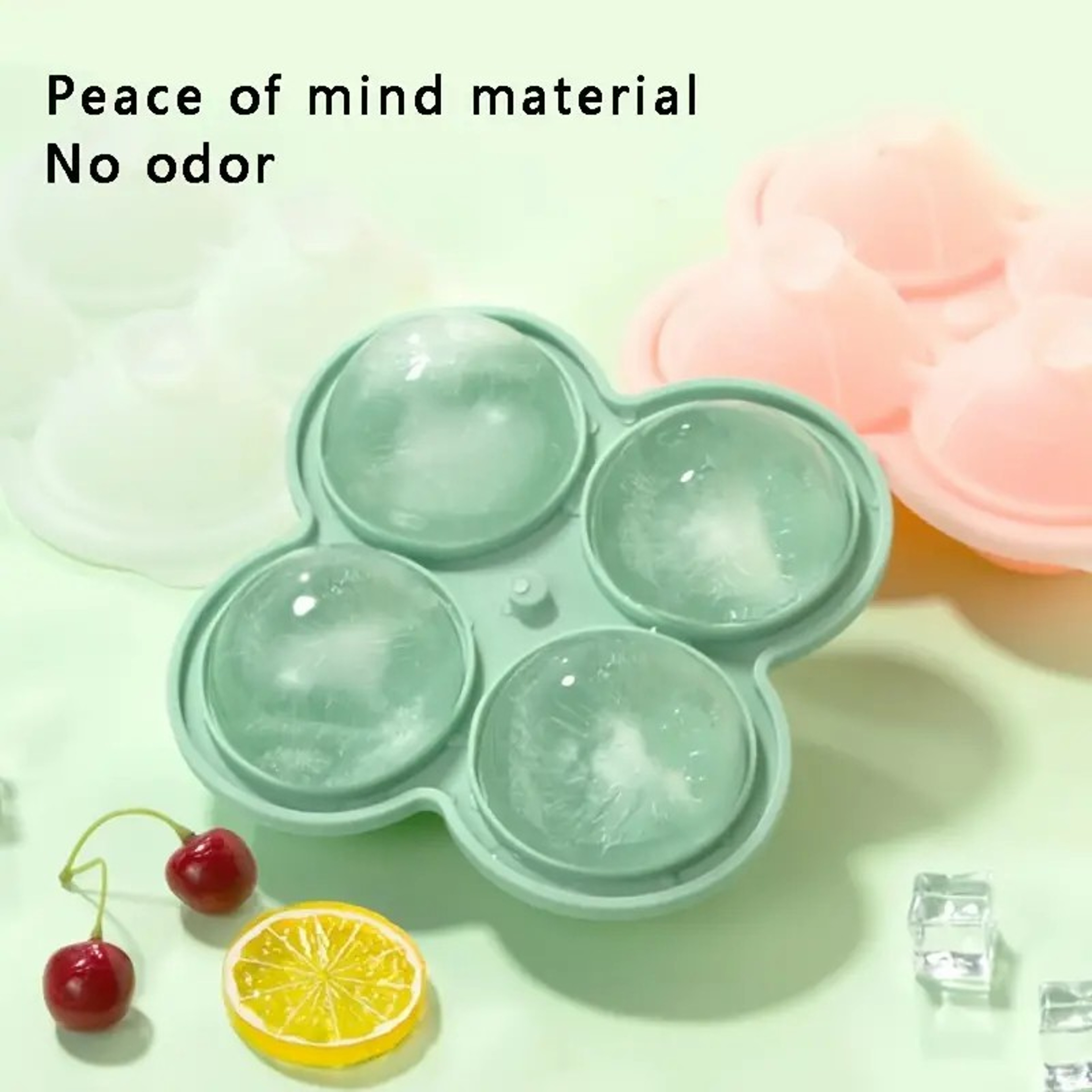 Large Silicone Ice Cube Trays EasyRelease No Leakage Perfect For Whiskey Cocktails Juice Parties 5