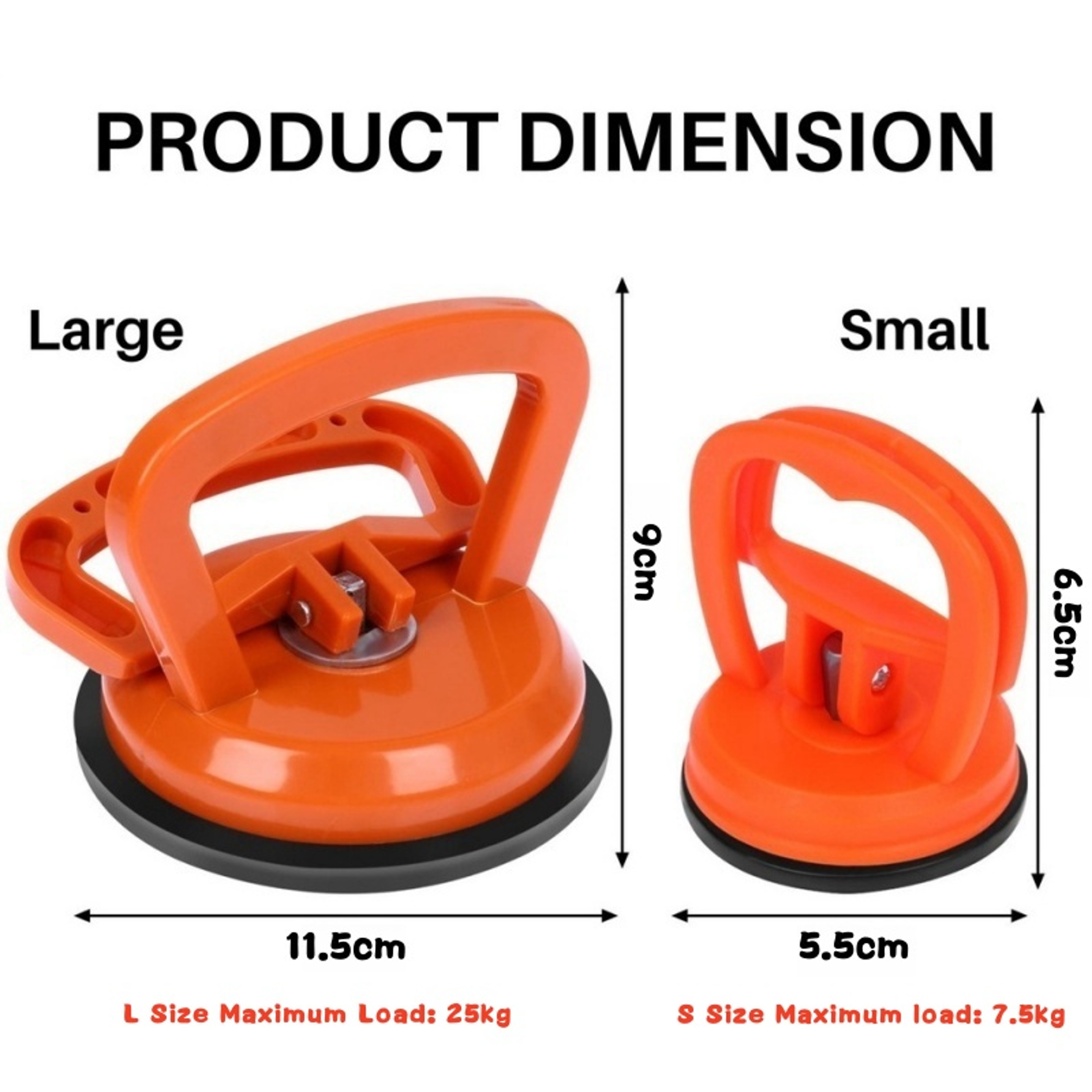 Car Puller Heavy Duty Suction Cup Panel Tool Auto Dent Repair Bodywork Fix Glass Puller Sucker Repa 4