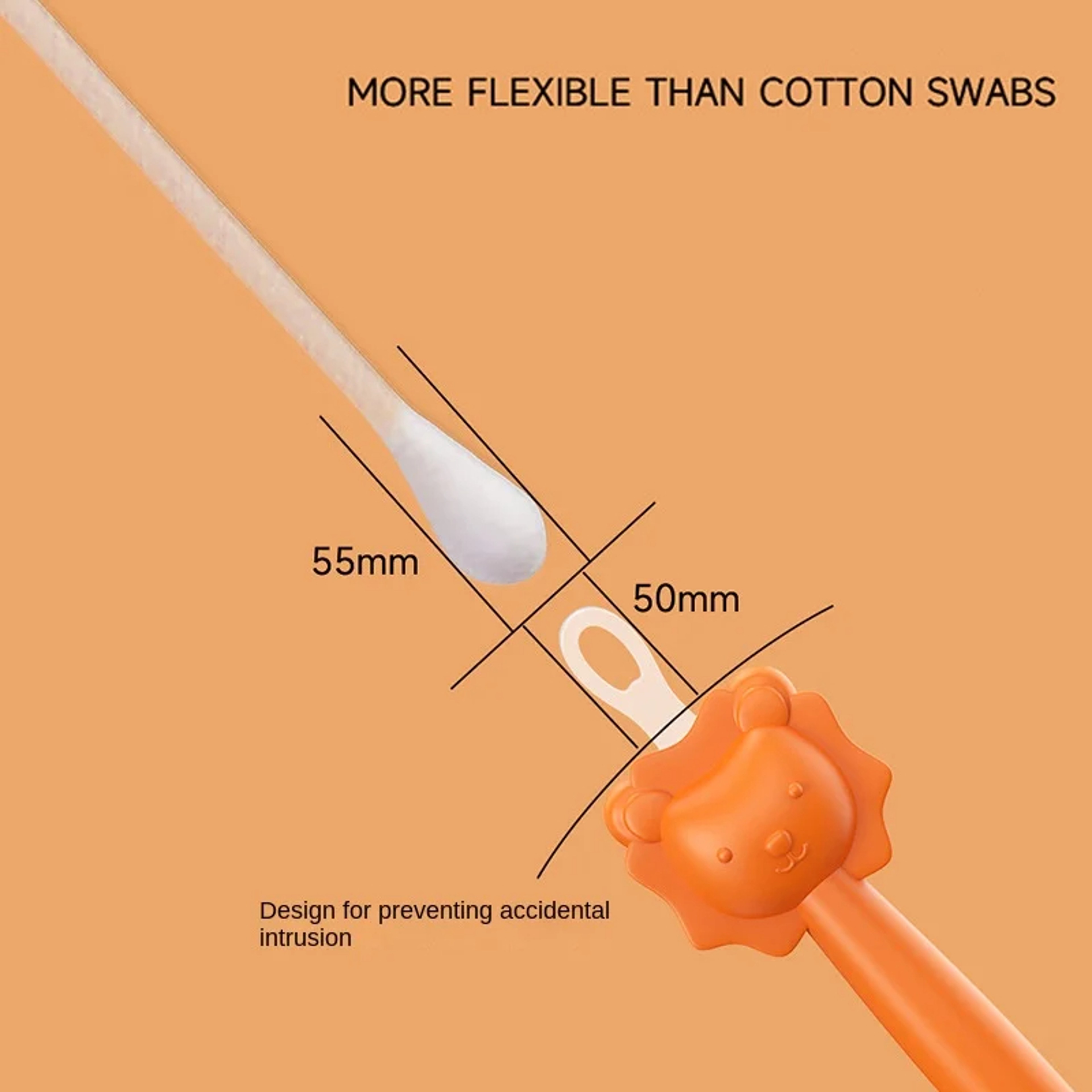 Baby Cleaner Spoon, Double-Headed Soft Wax Picker, Nose Cleaner, Silicone Ear Wax Pickers, Clean Tweezers for Babies – view 4