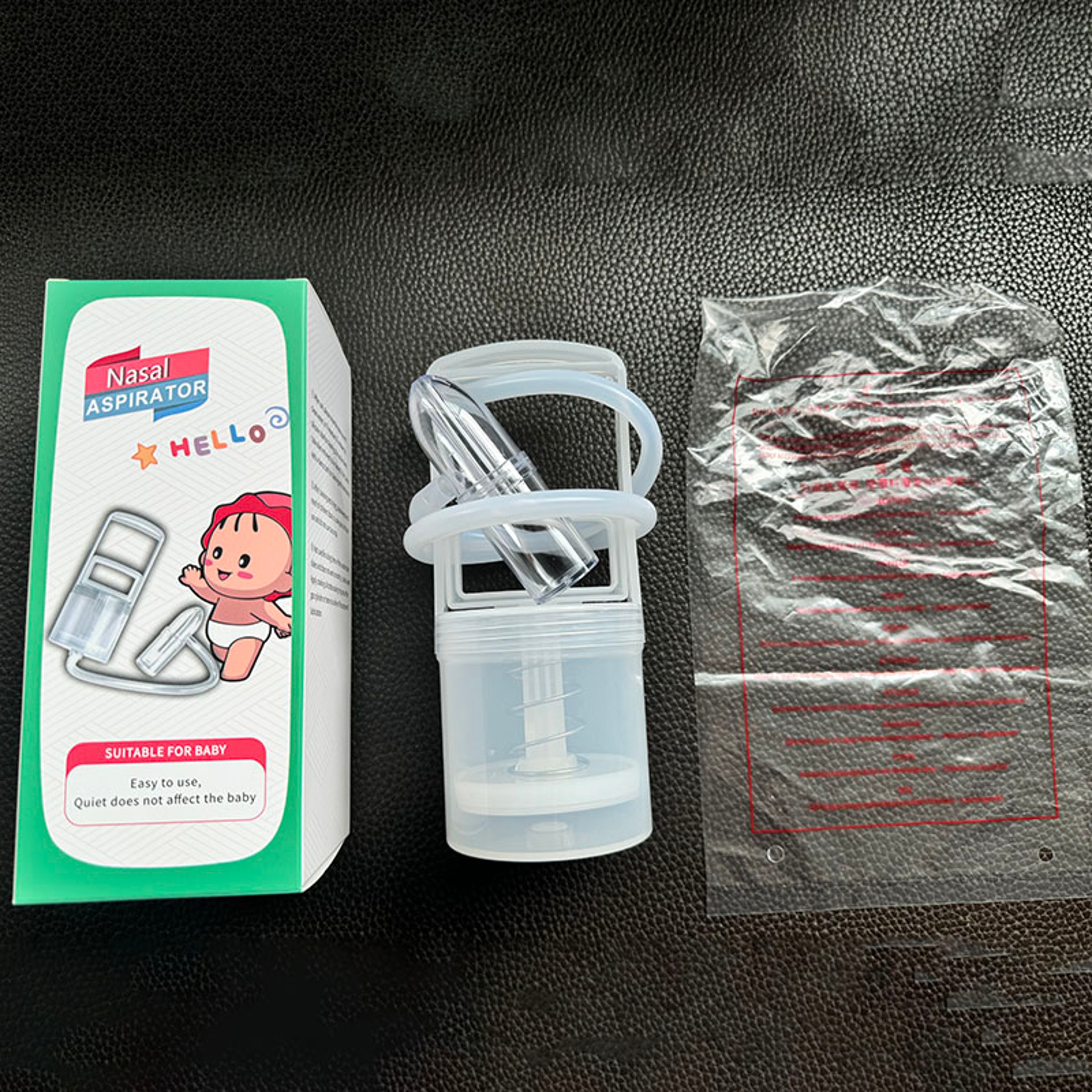 Fashion Baby Nasal Aspirator Powerful Hand Pump Noninvasive Nose Tip Hygienic  Comfortable Baby Nos 6