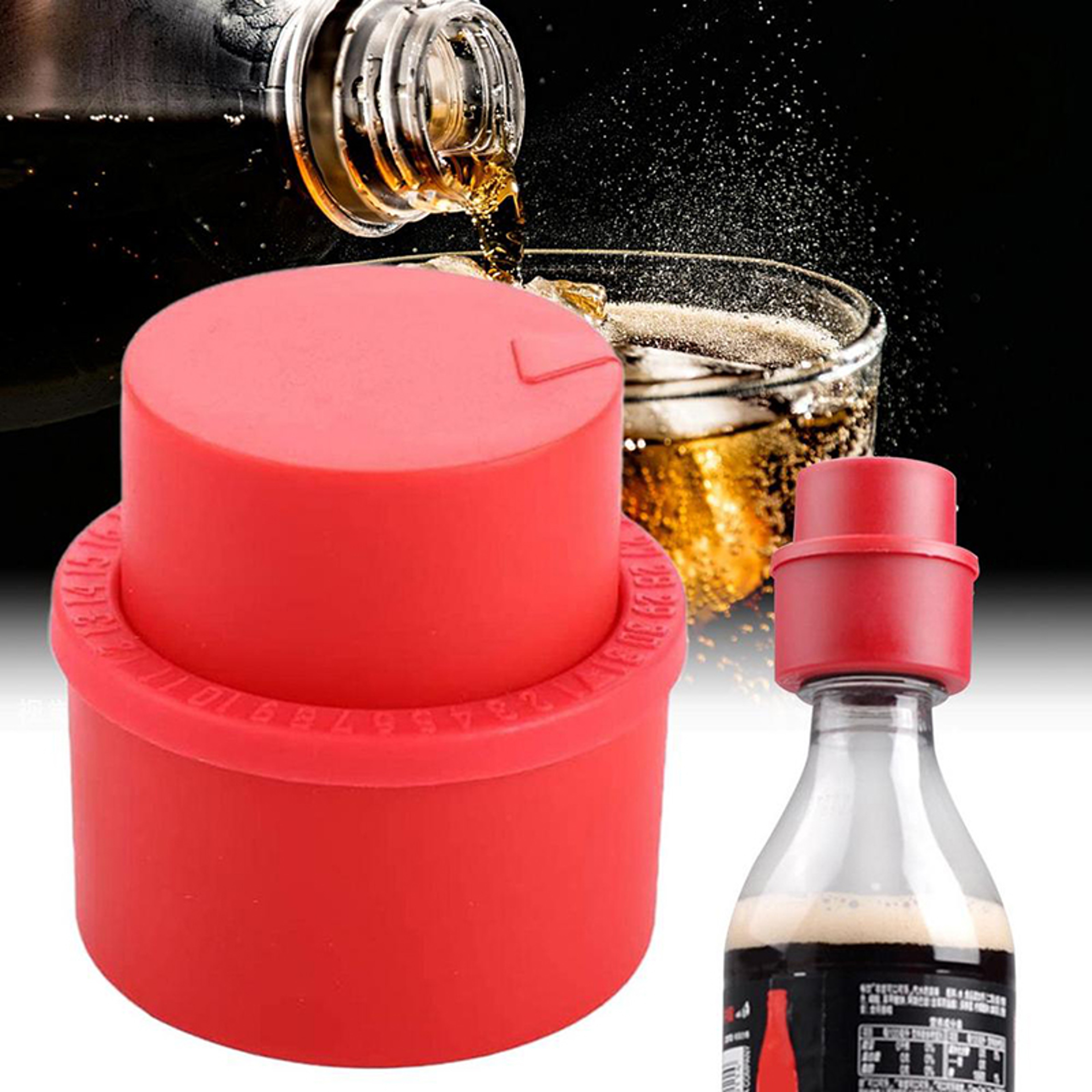 Fashion Soda Cover Caps, Durable Silicone Soda Saver Pump Caps, High Quality Bottle Caps for Drinks – view 2