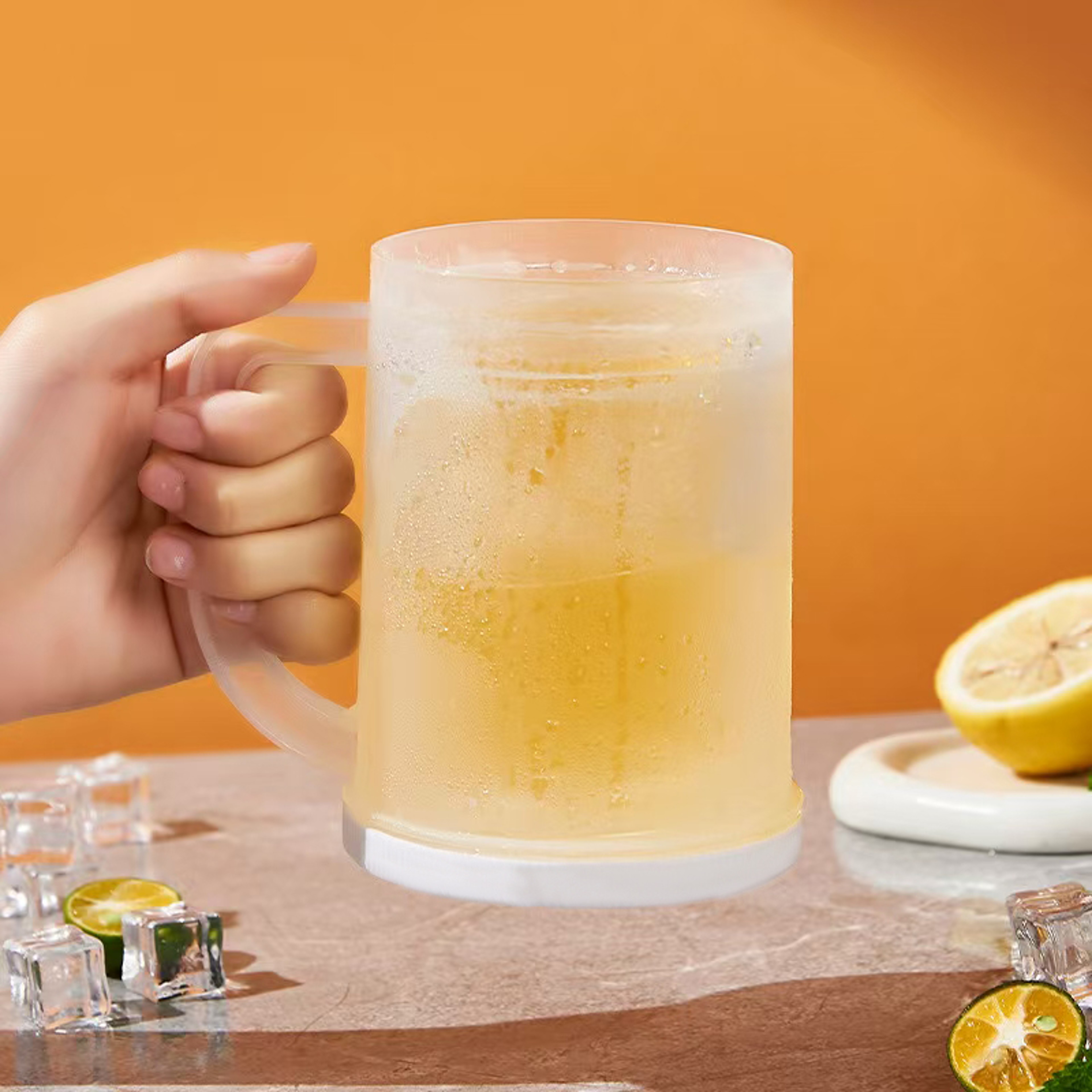 New Summer Chilled Beer Glass Ice Making Cup Cold Drink Refrigerator Fast Freezing Large Capacity B 6