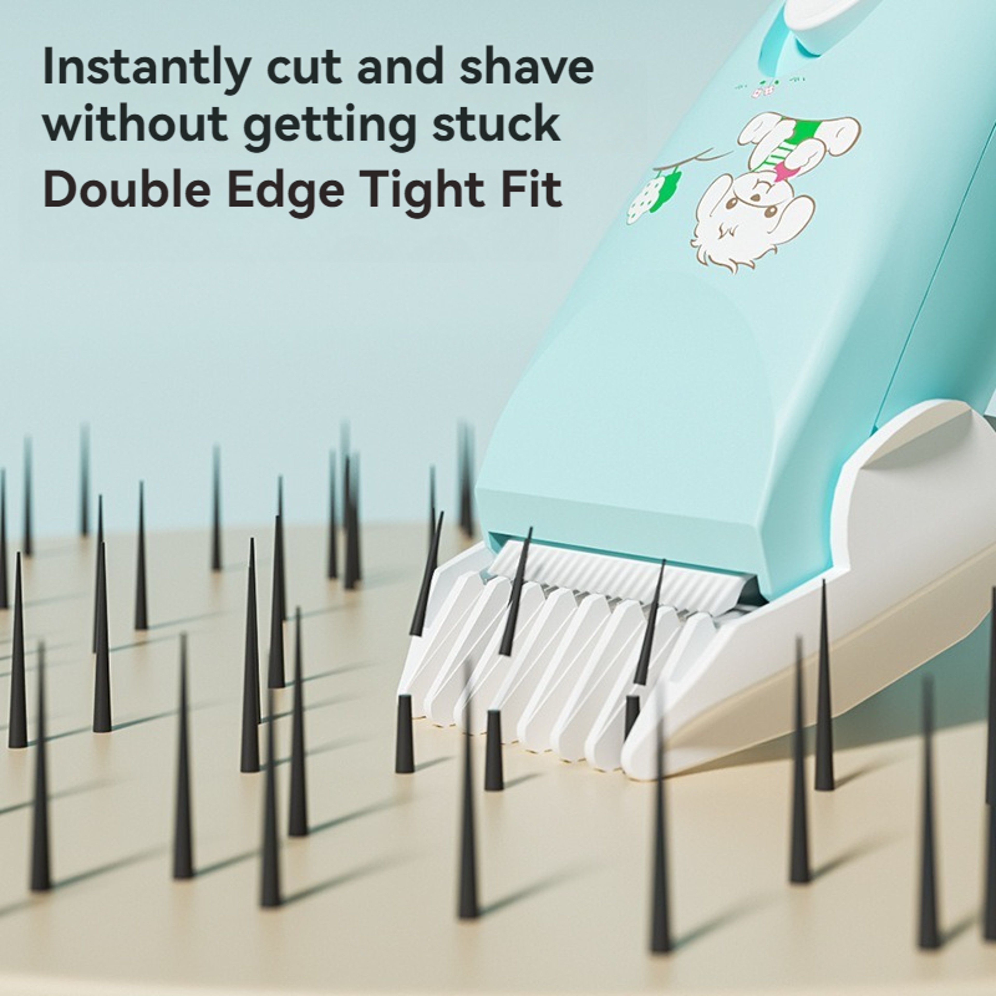 Baby Hair Clipper, Quiet Shaving Electric Pusher, Silent Baby Hair Shaving, Fetal Hair Cutting Tool, No Lubricating Oil – view 3