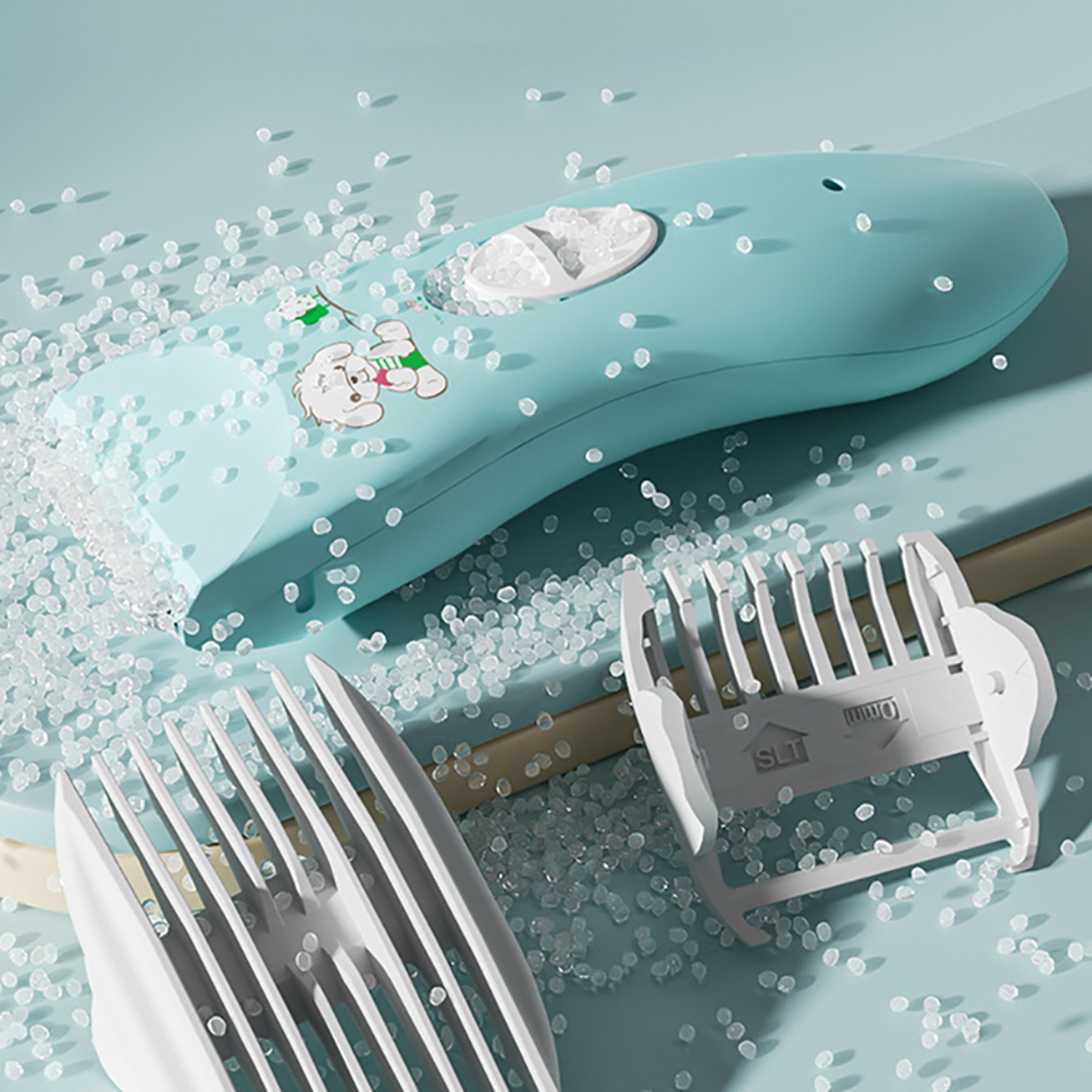 Baby Hair Clipper, Quiet Shaving Electric Pusher, Silent Baby Hair Shaving, Fetal Hair Cutting Tool, No Lubricating Oil – view 4