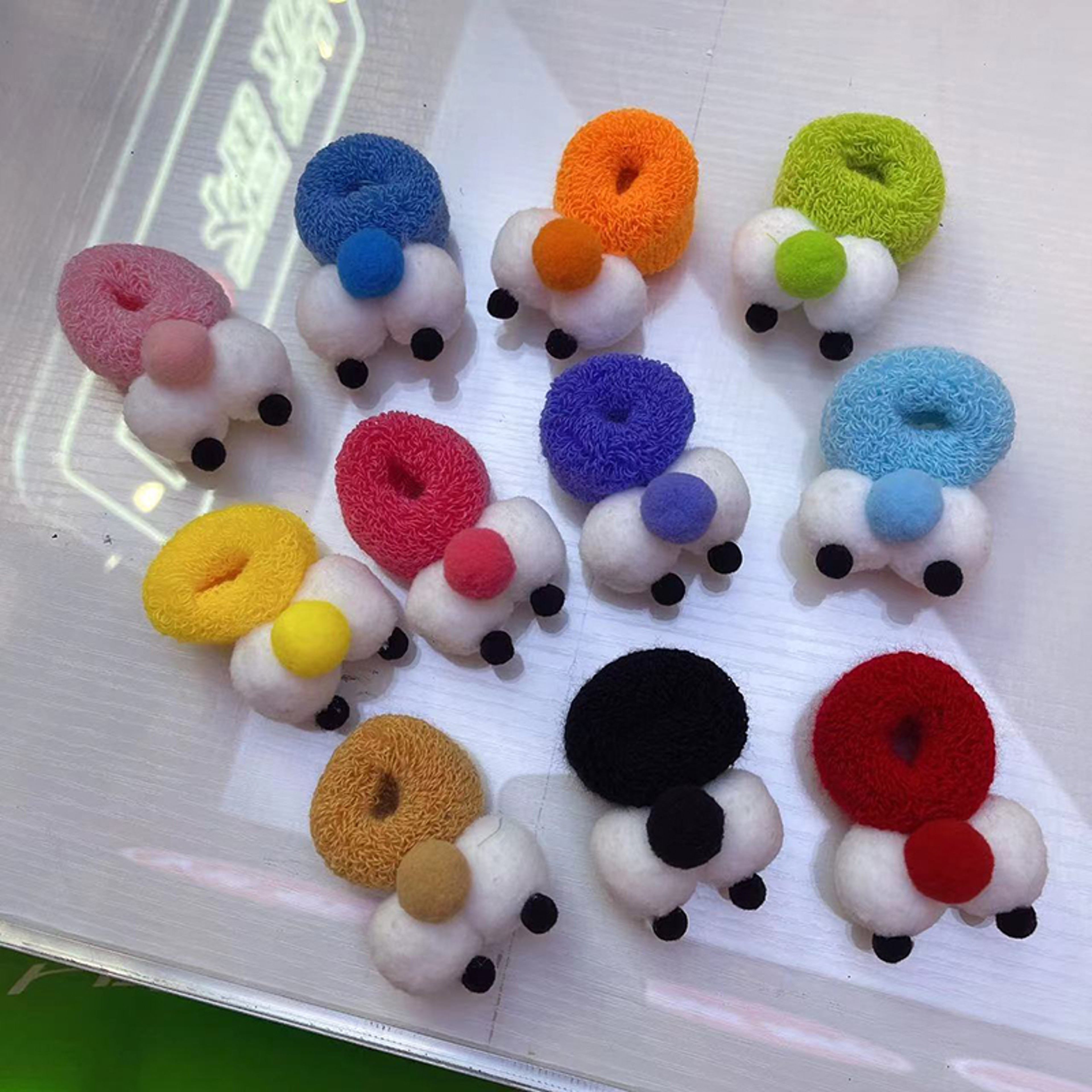 New Pattern Fashion Hair Band, Autumn and Winter Big Eyes Rope Girl, High Elasticity, Candy Color Hair – view 6