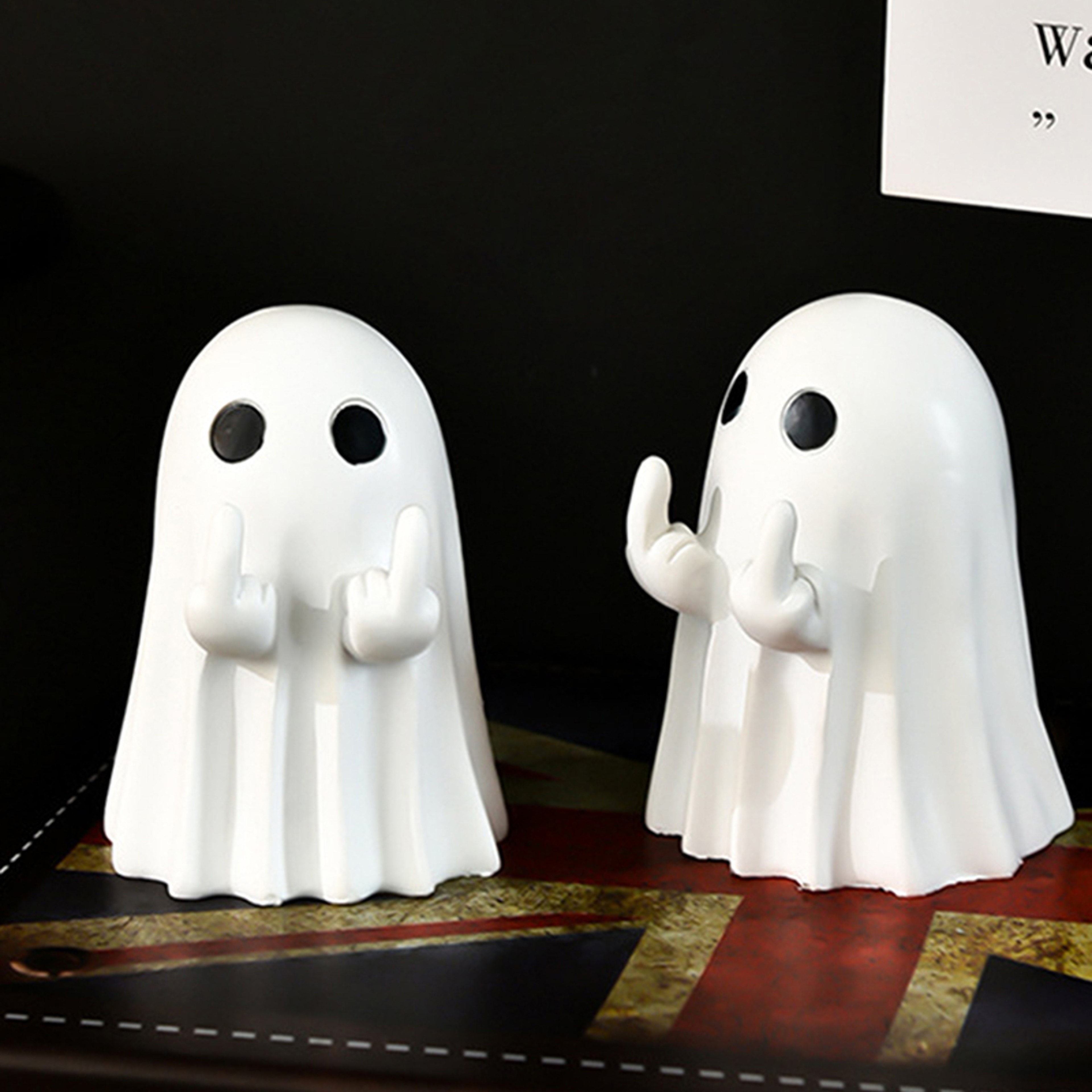 Cute White Ghost Party Decoration Product Festival Ornament Study Desk Gift For Guests Courtyard Sm 3