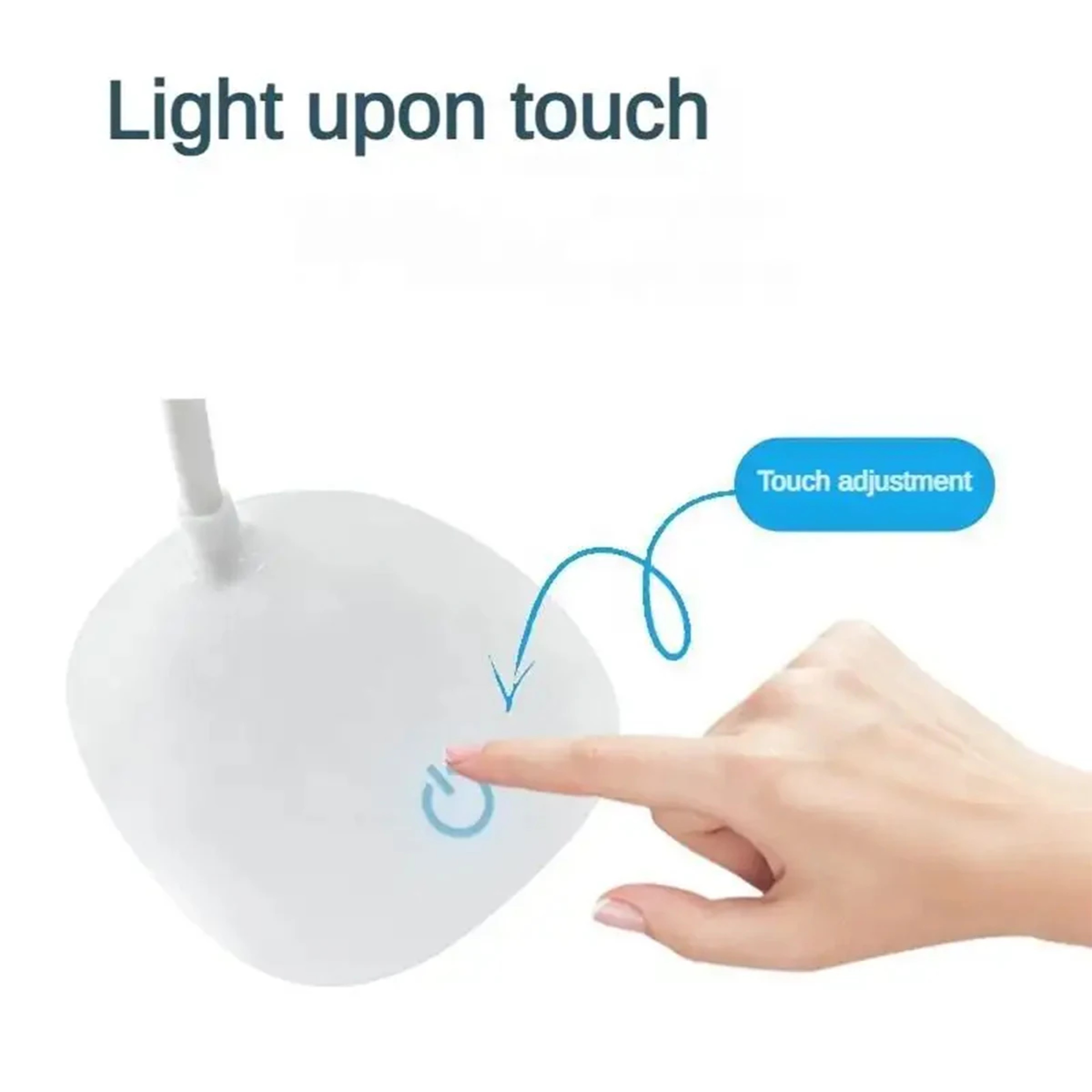 LED Reading Desk Lamp Portable Desk Lamp USB Charging Table Light Touch Dimming Eye Protection Ligh