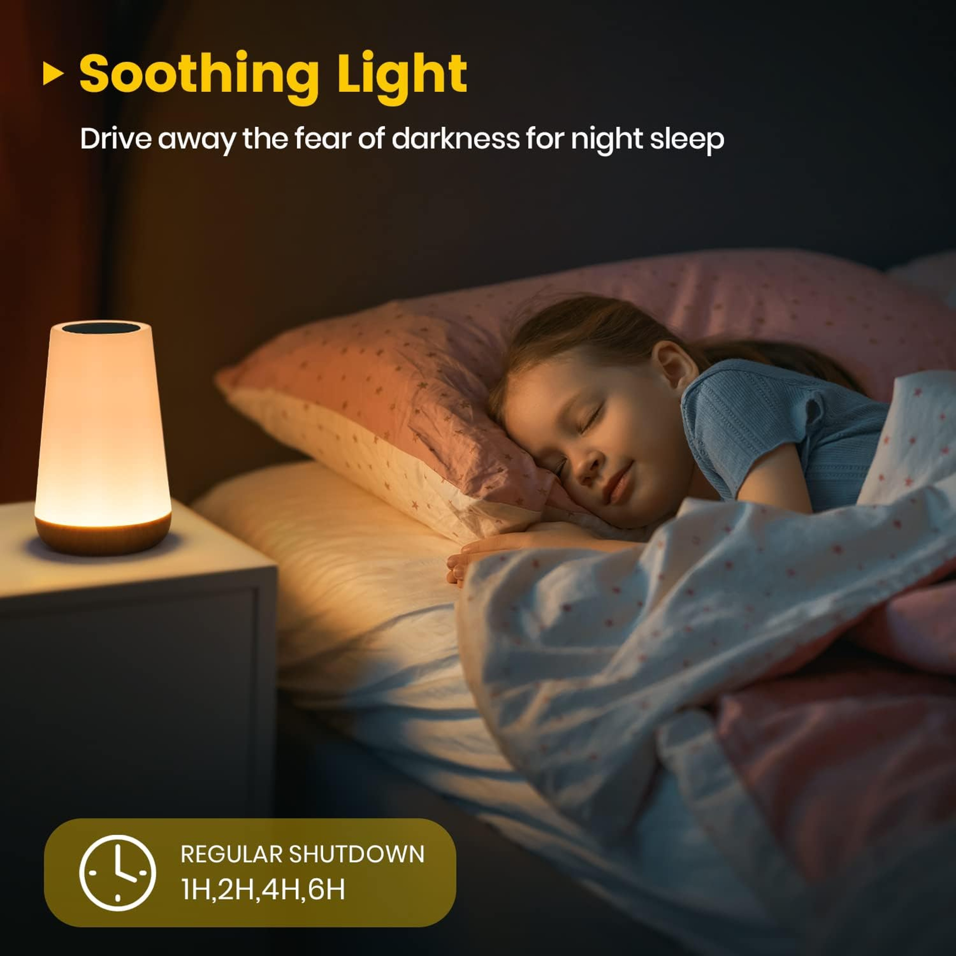 Changing Night Light RGB Remote Control Touch Dimmable Lamp Portable Table Bedside Lamps USB Rechar 5
