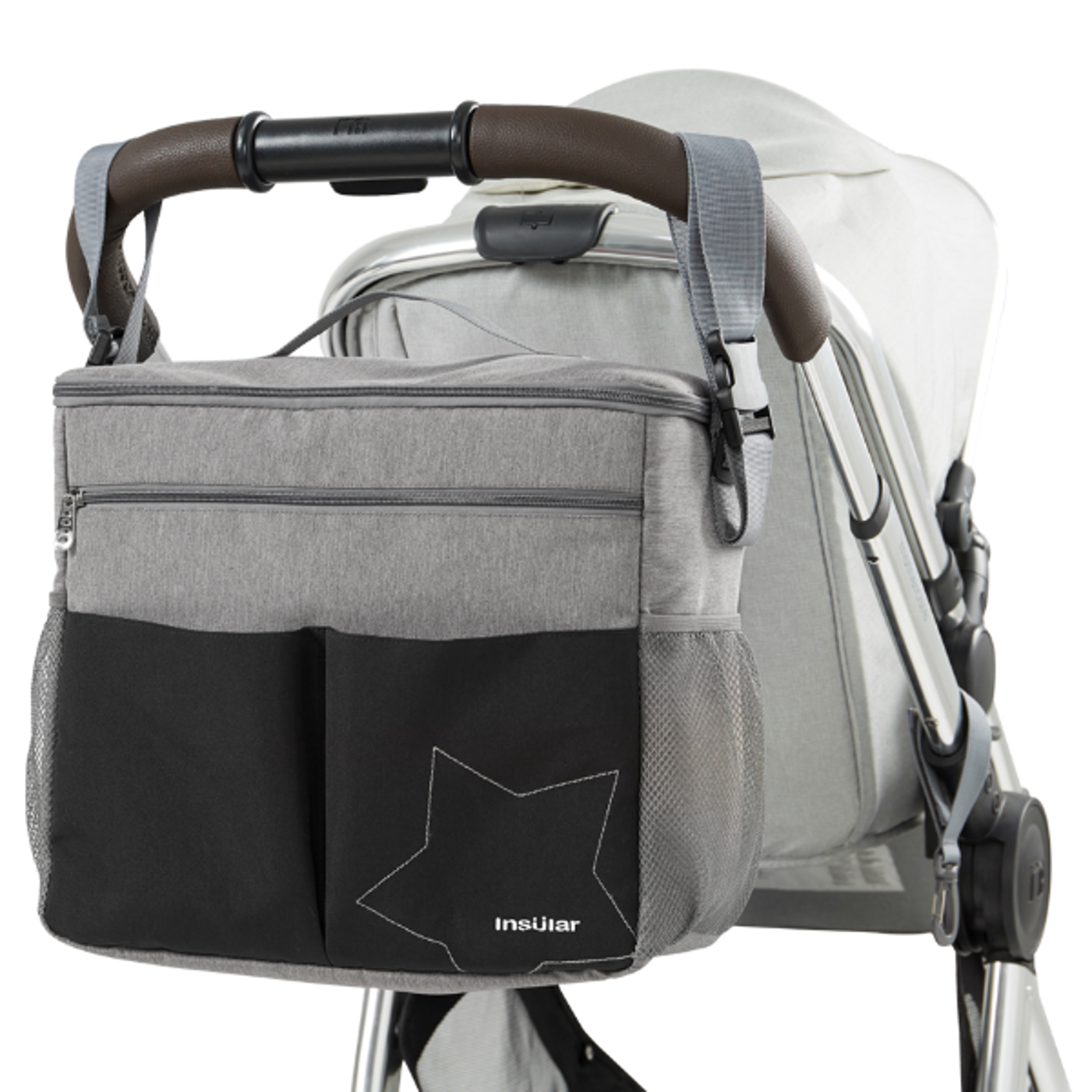 Mommy Diaper Bags with AntiLoss Zipper Large Capacity Travel Nappy Backpacks for Mothers Solid Ba
