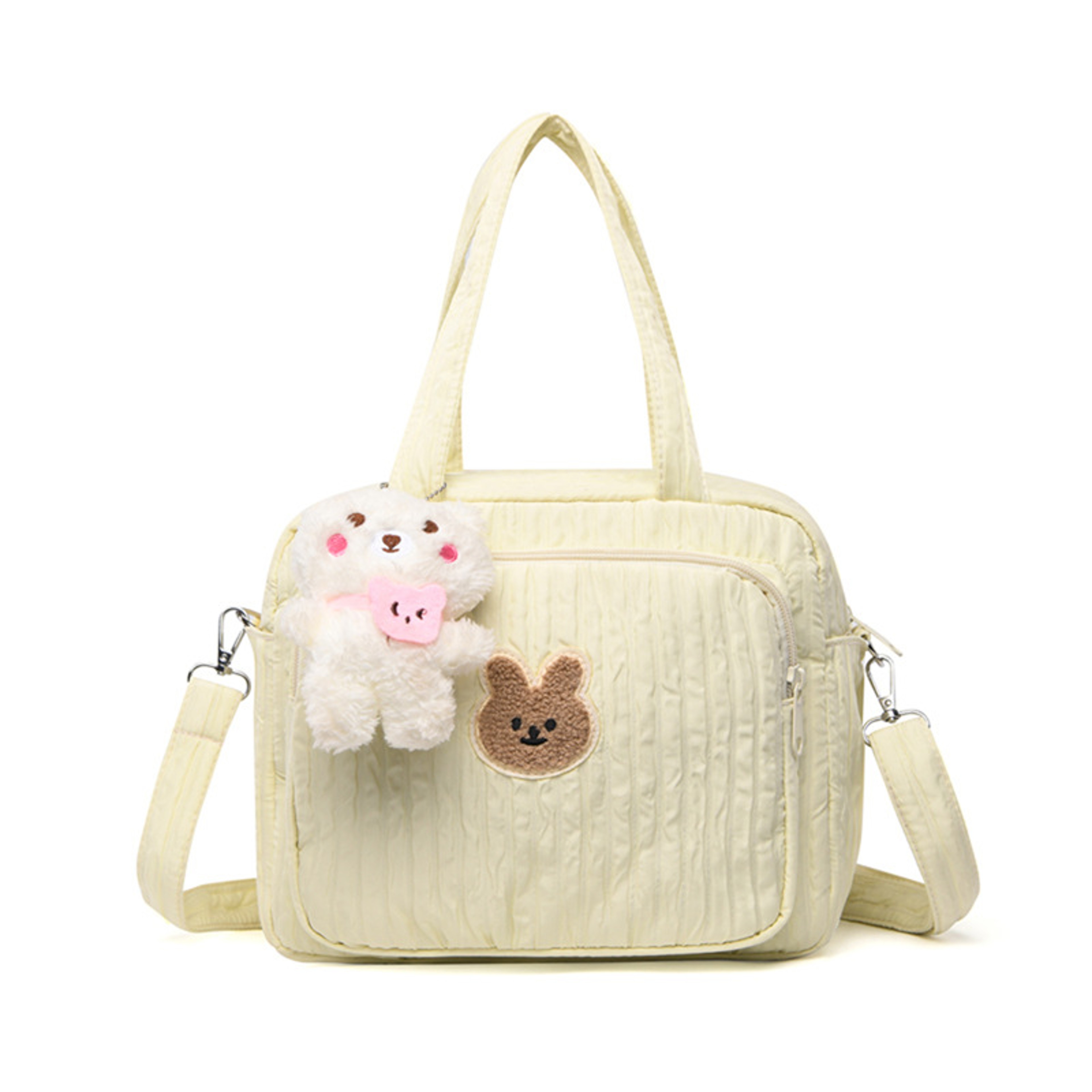 Cotton Mommy Bag, Diaper Bags for Baby, Cute Handbags, Baby Items Organizer, Nappy Caddy Bag, Maternity Pack for Mother – view 9