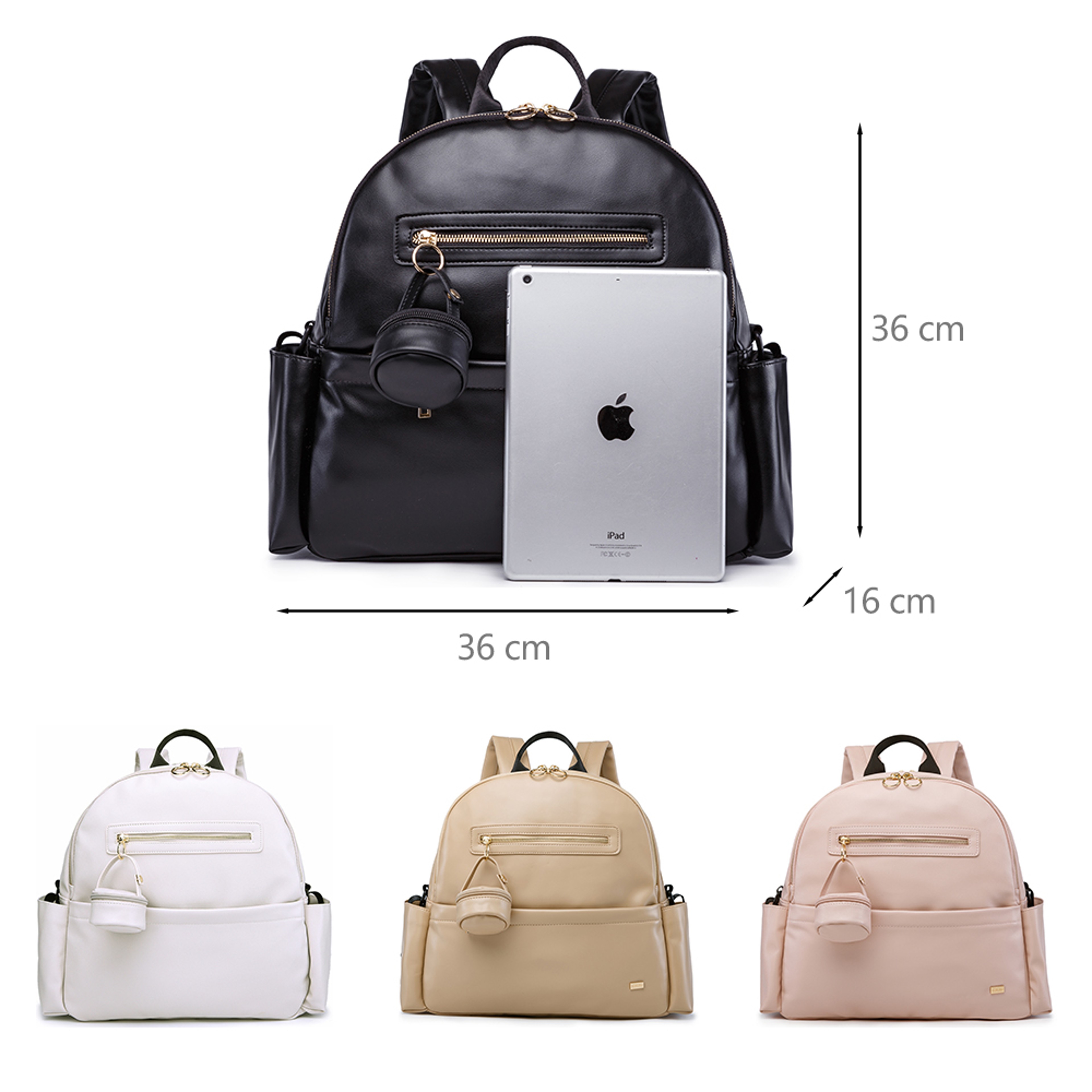 Diaper Bag For Newborn Baby Large Capacity Waterproof Nappy Changing Bag With Pacifier Bag Travel D 1