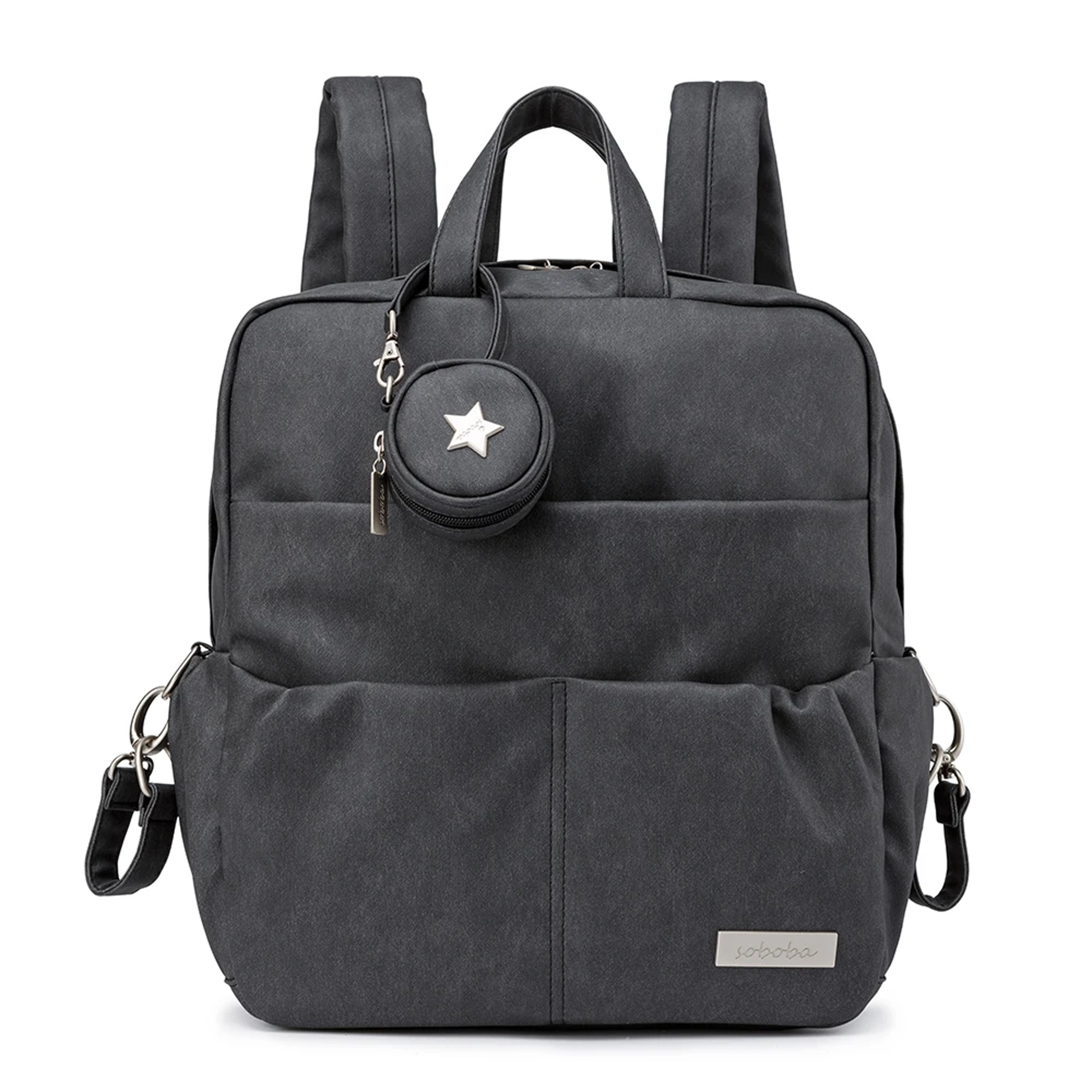 Diaper Backpack For Newborn Baby Large Capacity Waterproof Diaper Bag Stylish Diaper Bags With Paci 8