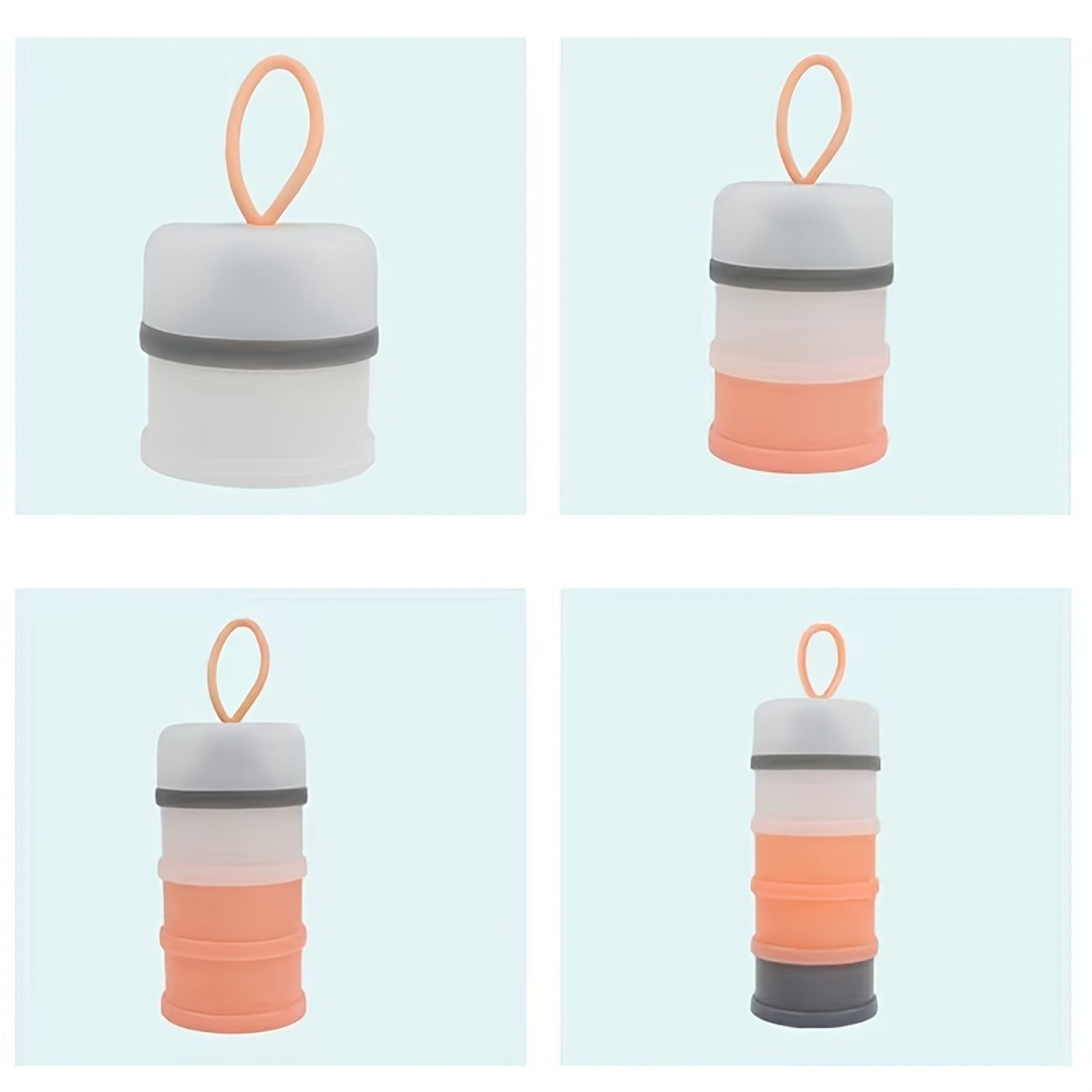 Layers Baby Milk Powder Container Portable Formula Dispenser Large Capacity Food Storage Box For Ea 1