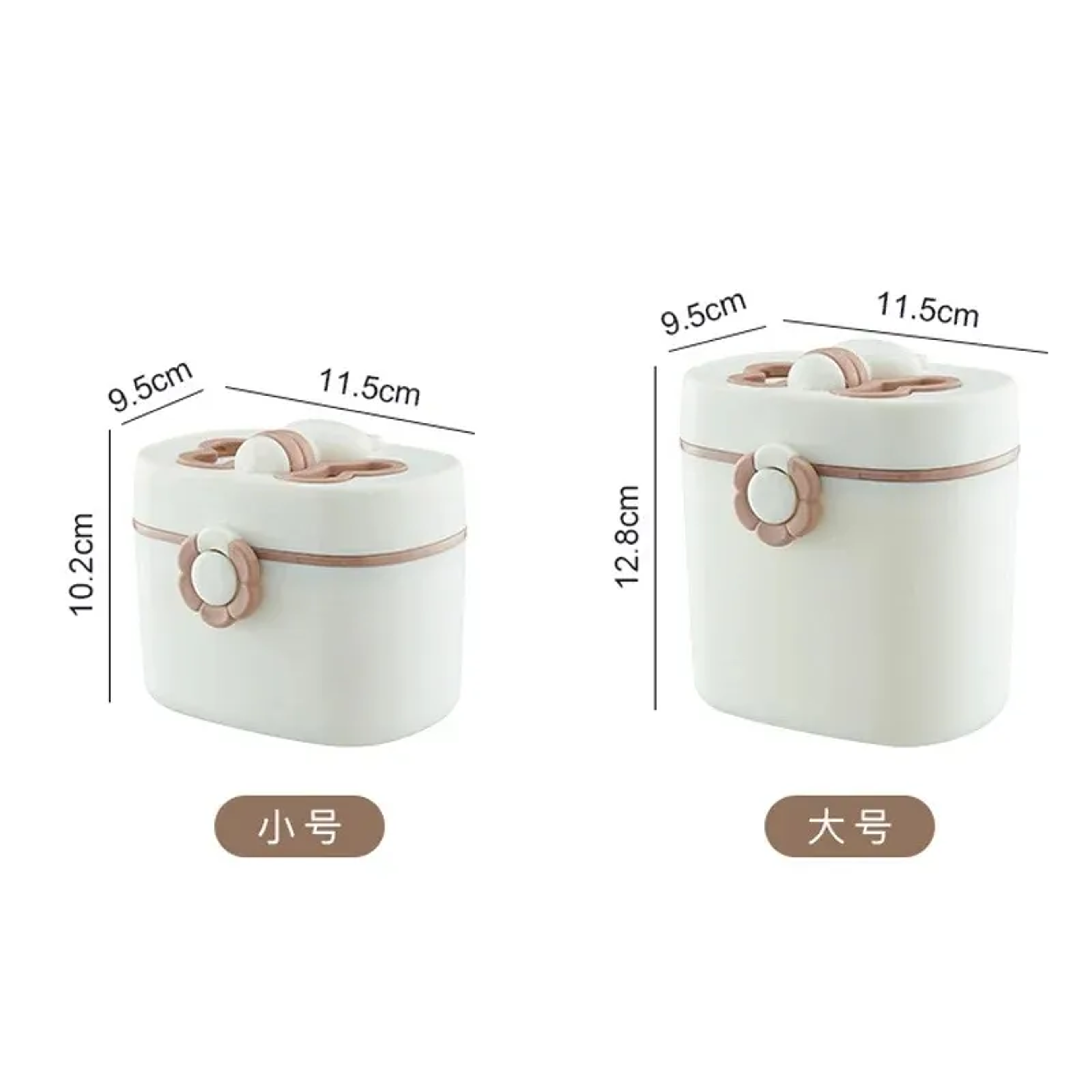 Bee Flower Milk Powder Box Portable Food Storage Container Baby Formula Dispenser Baby Storage Orga 4