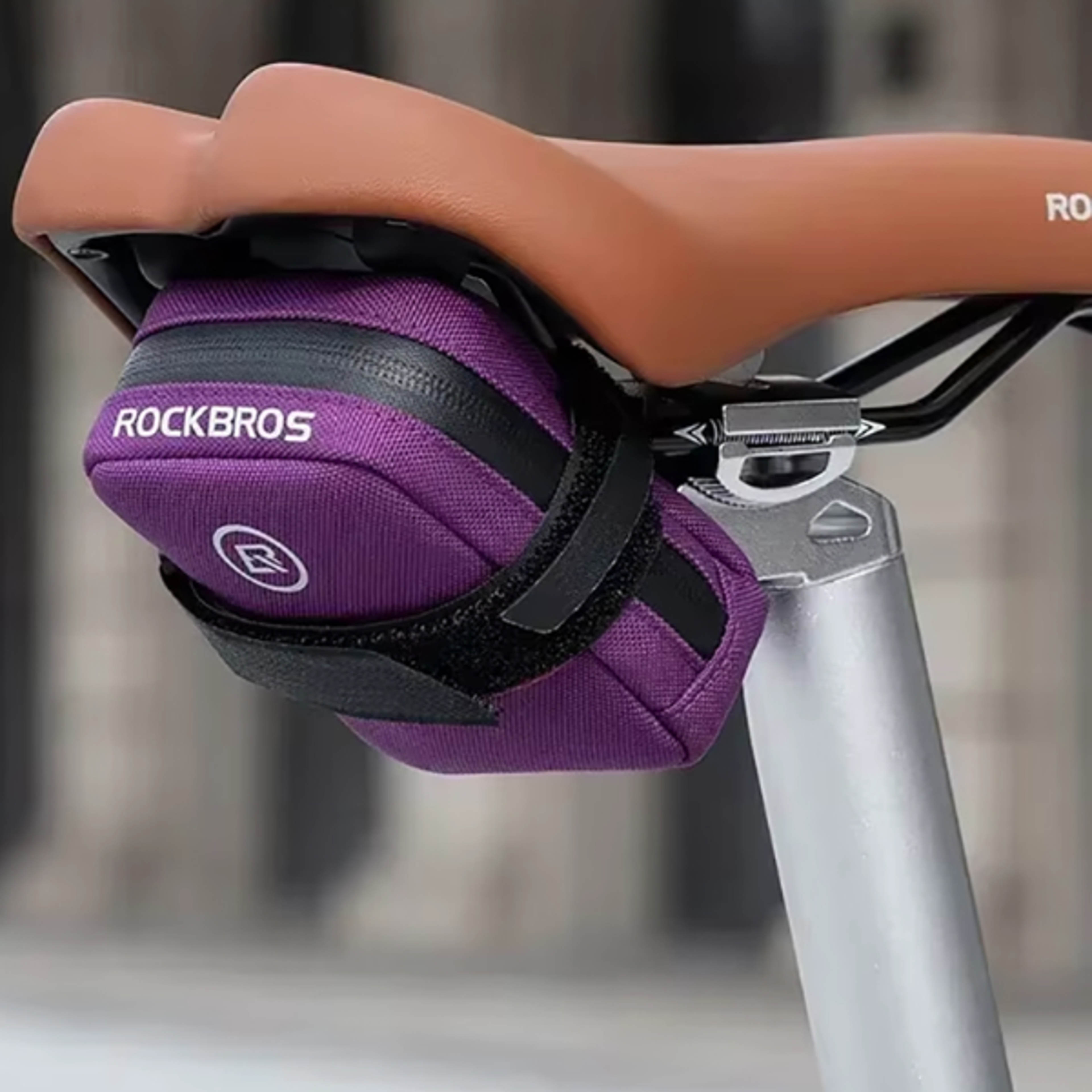 Mini Bicycle Saddle Bag Portable MTB Road Bike Storage Bag Compact Universal Cycling Bag for All S