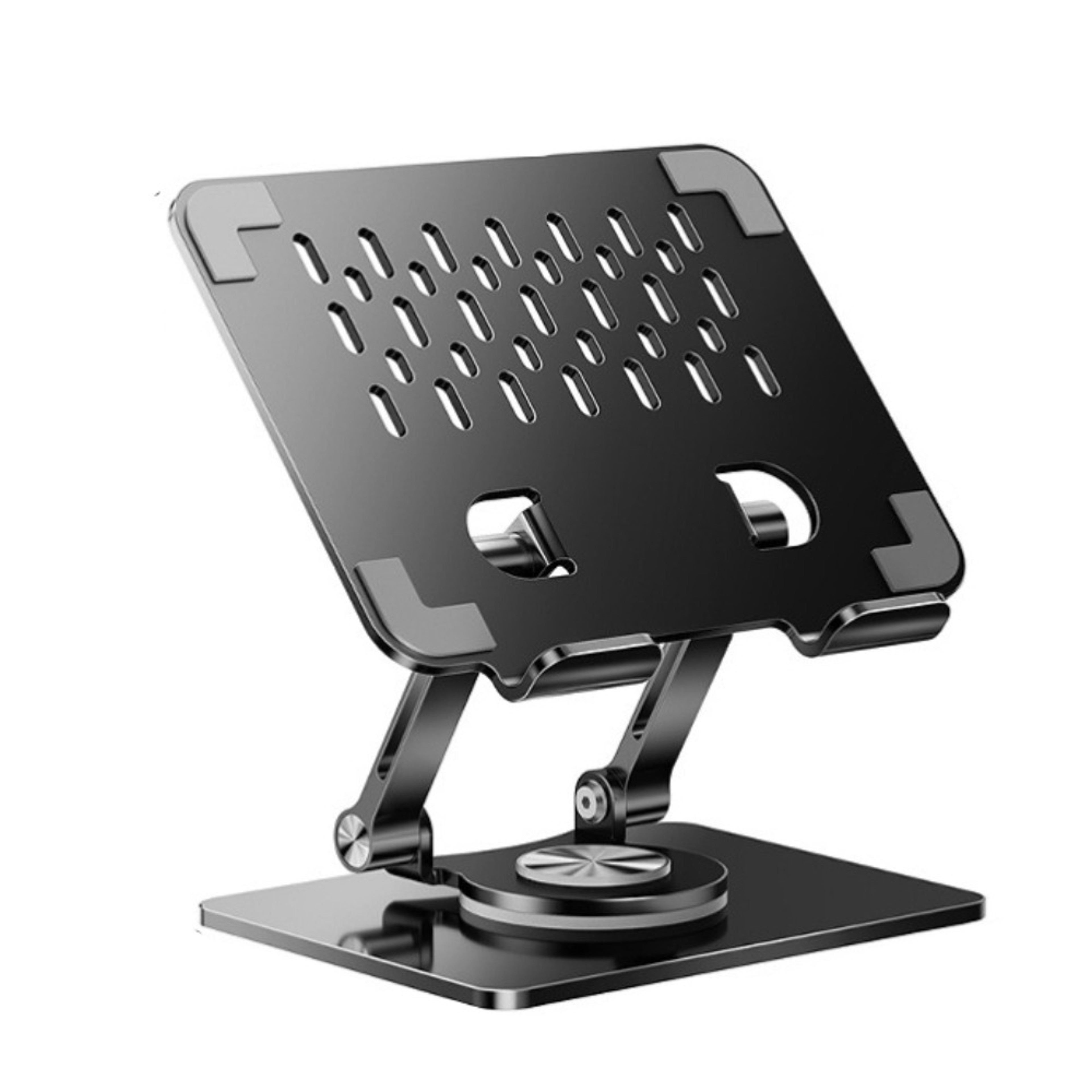 Rotation Tablet Stand Adjustable Tablet Holder AntiSlip Metal Bracket Fold Able Heat Dissipation 6