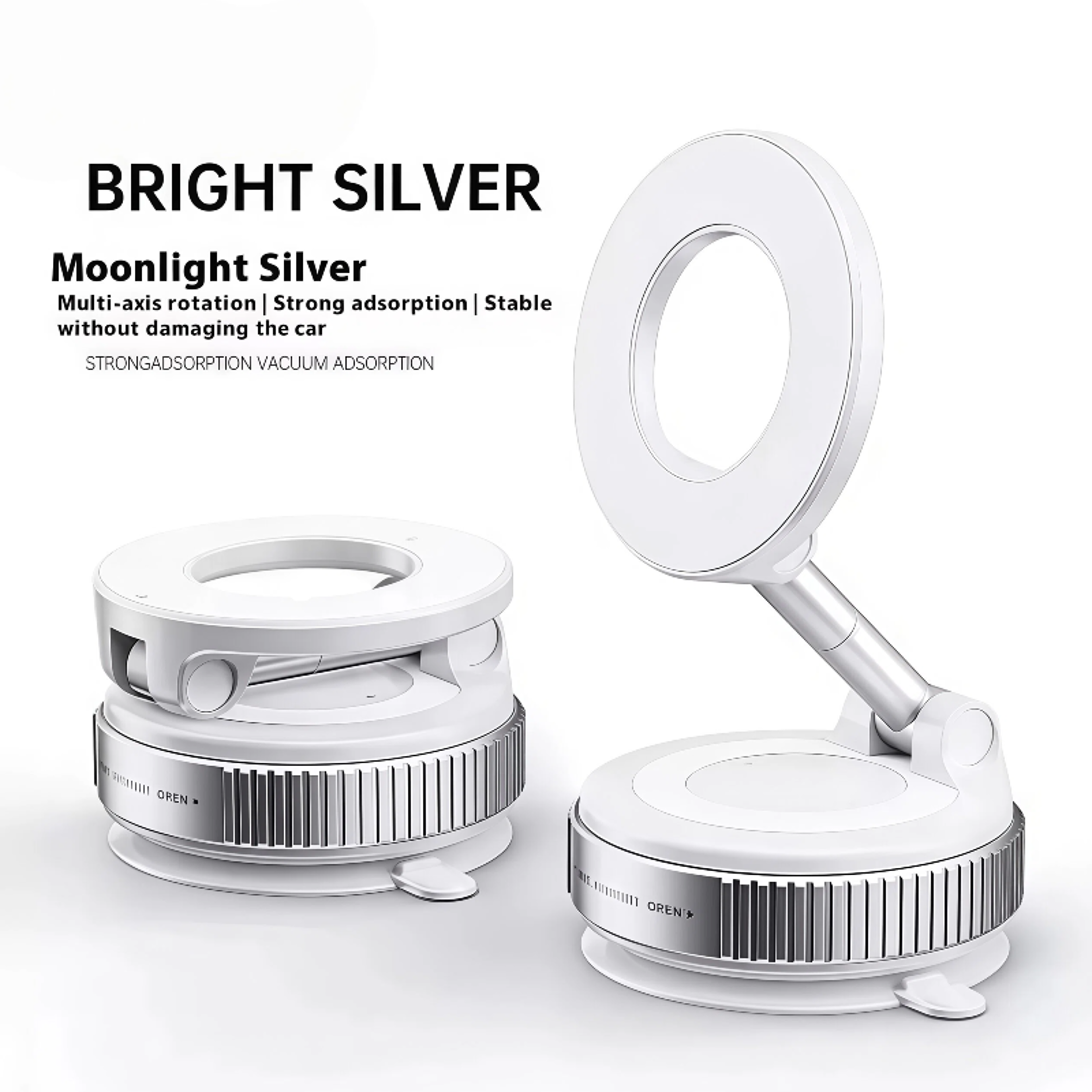 Vacuum Strong Magnetic Car Phone Holder Foldable 360 Adjustable Design Universal CarDeskBathroom Mo 9