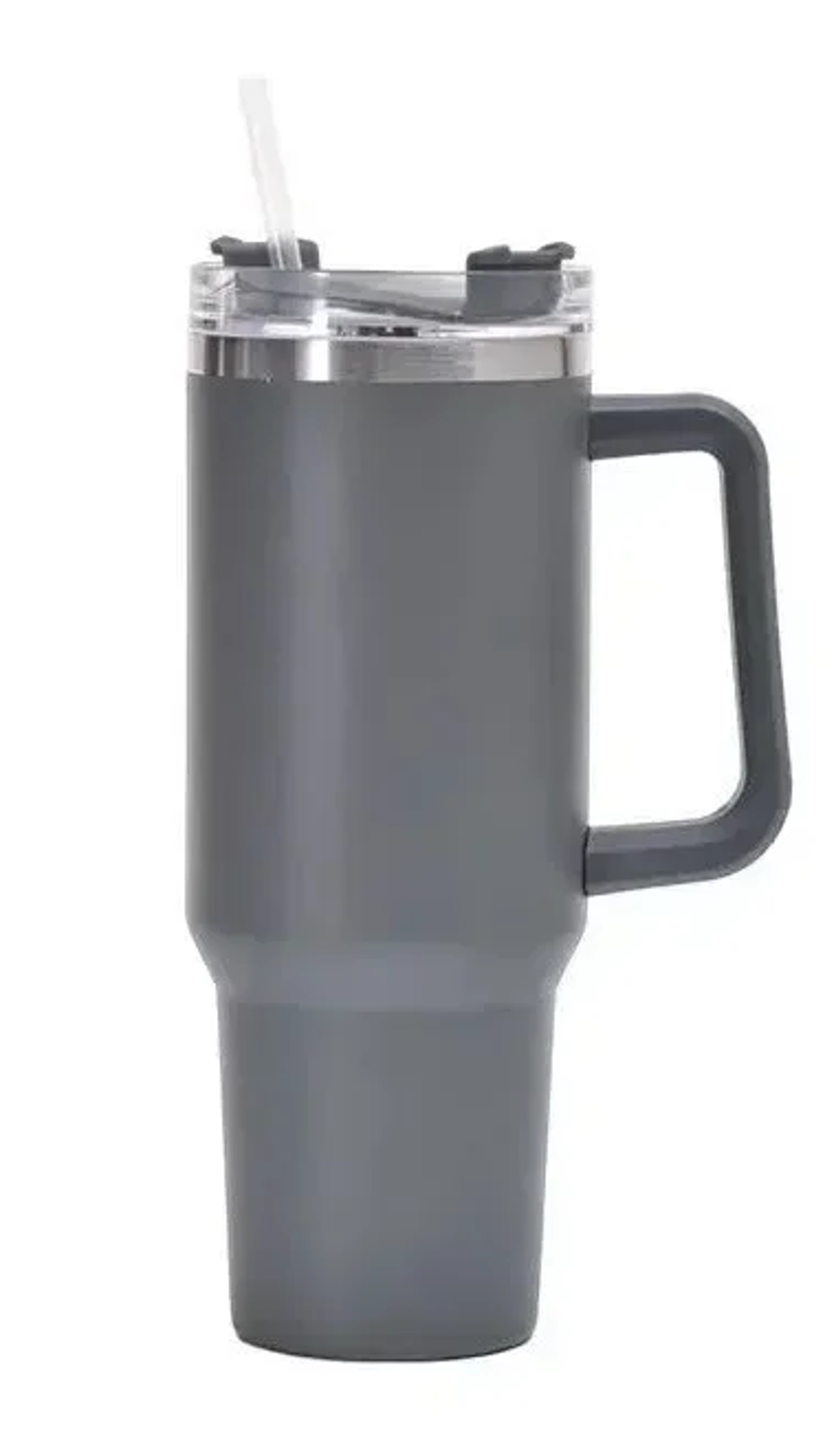 Insulated Tumbler With Handle And Straw Double Wall Thermal Iced Travel Mug Car And Outdoor Use 11