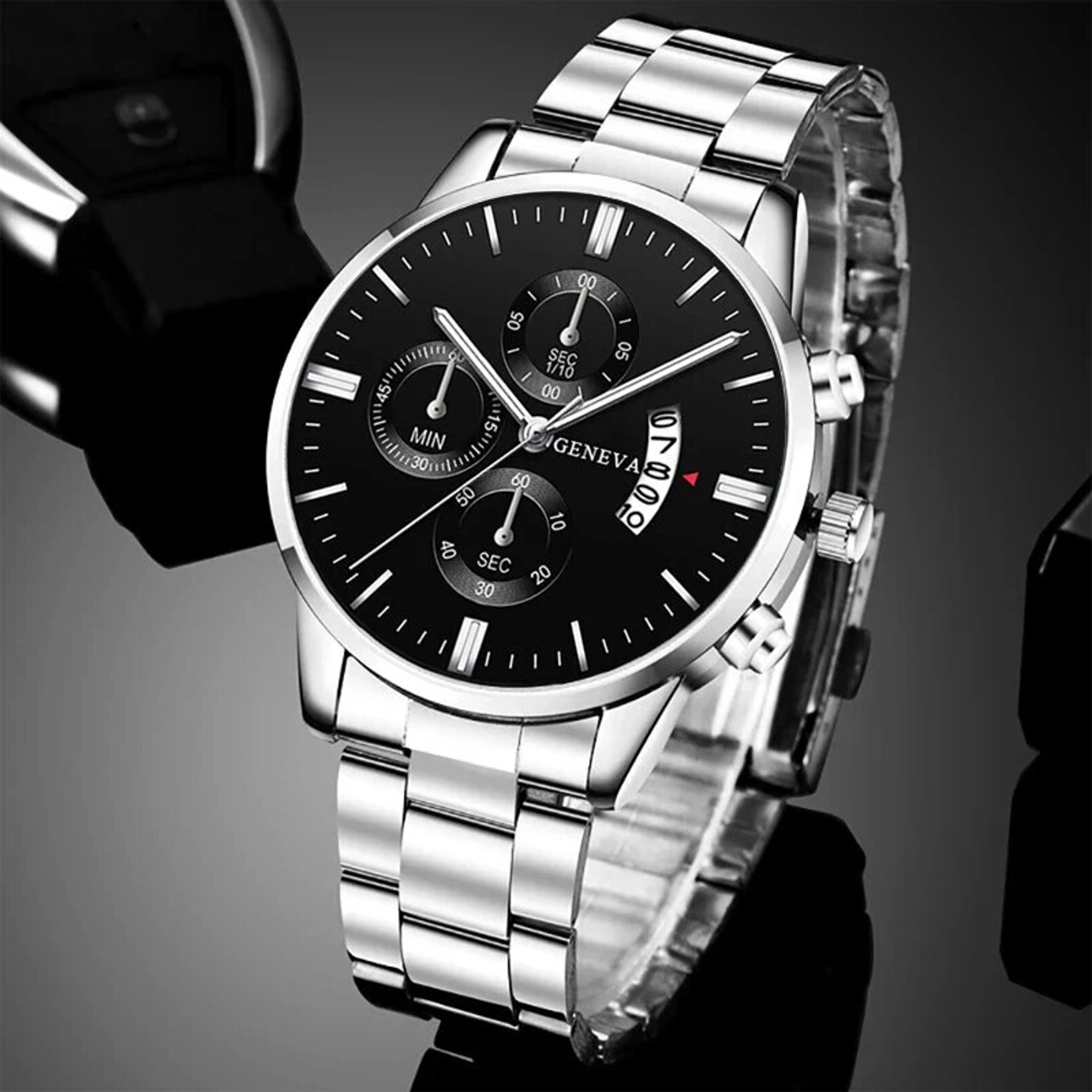 Fashion Men Watch Luxury Quartz Wrist Watch, Business Watches Man Clock, Male Bracelet Wrist watch – view 3