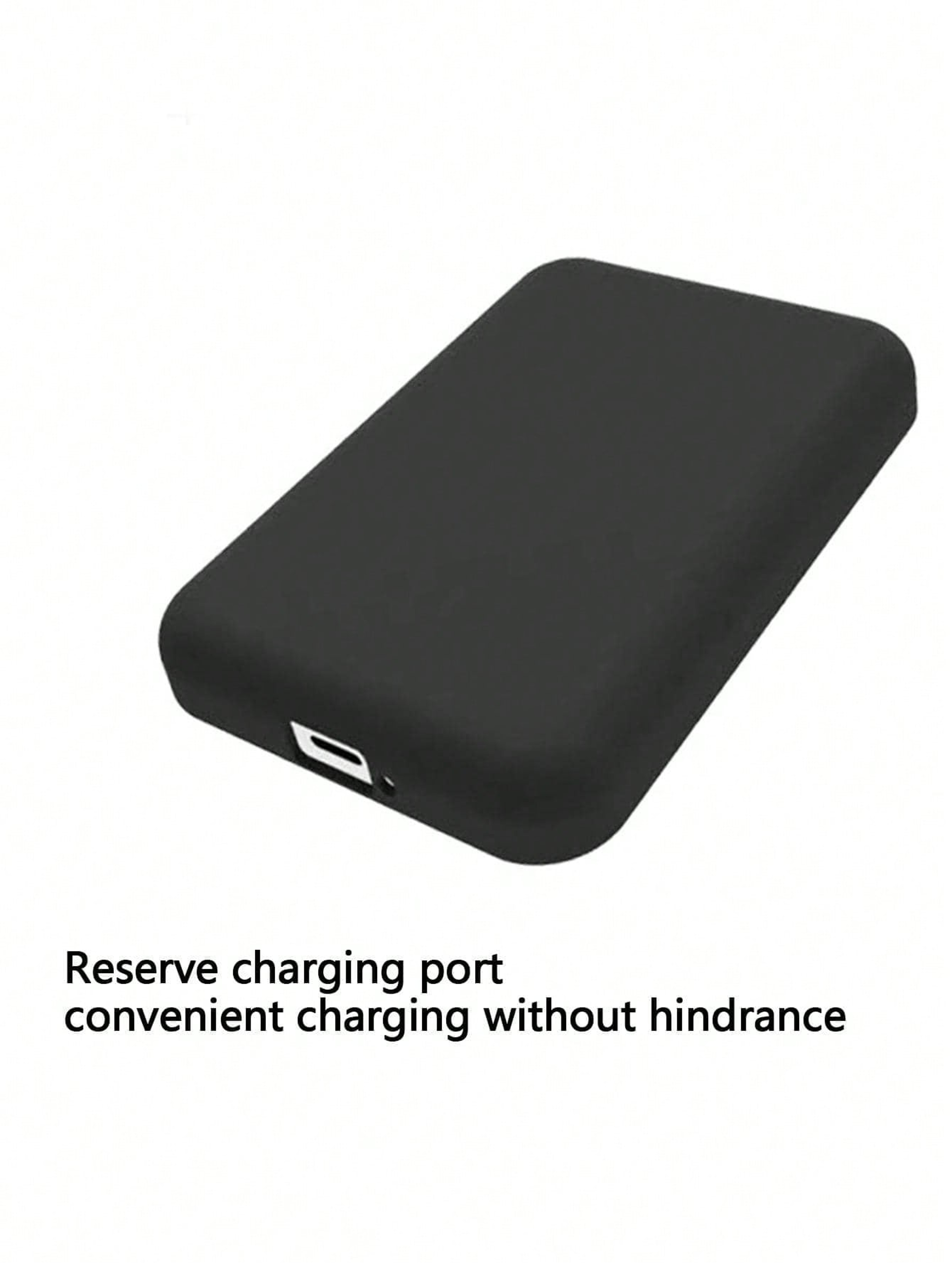 Black Charging Case Protector, Compatible with Apple's Original Mag Safe Wireless Power Bank, Durable Cover – view 3