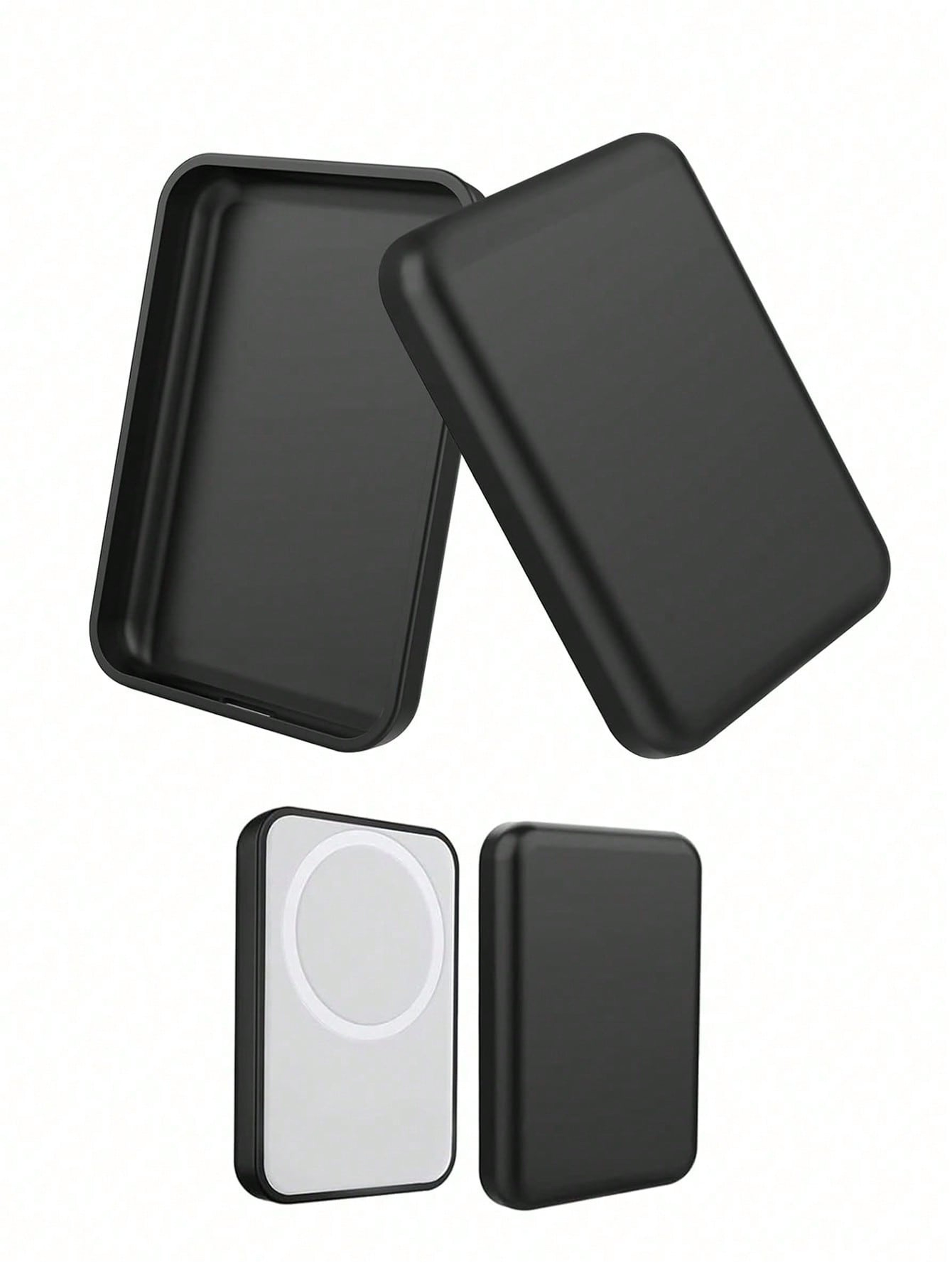 Black Charging Case Protector, Compatible with Apple's Original Mag Safe Wireless Power Bank, Durable Cover – view 6