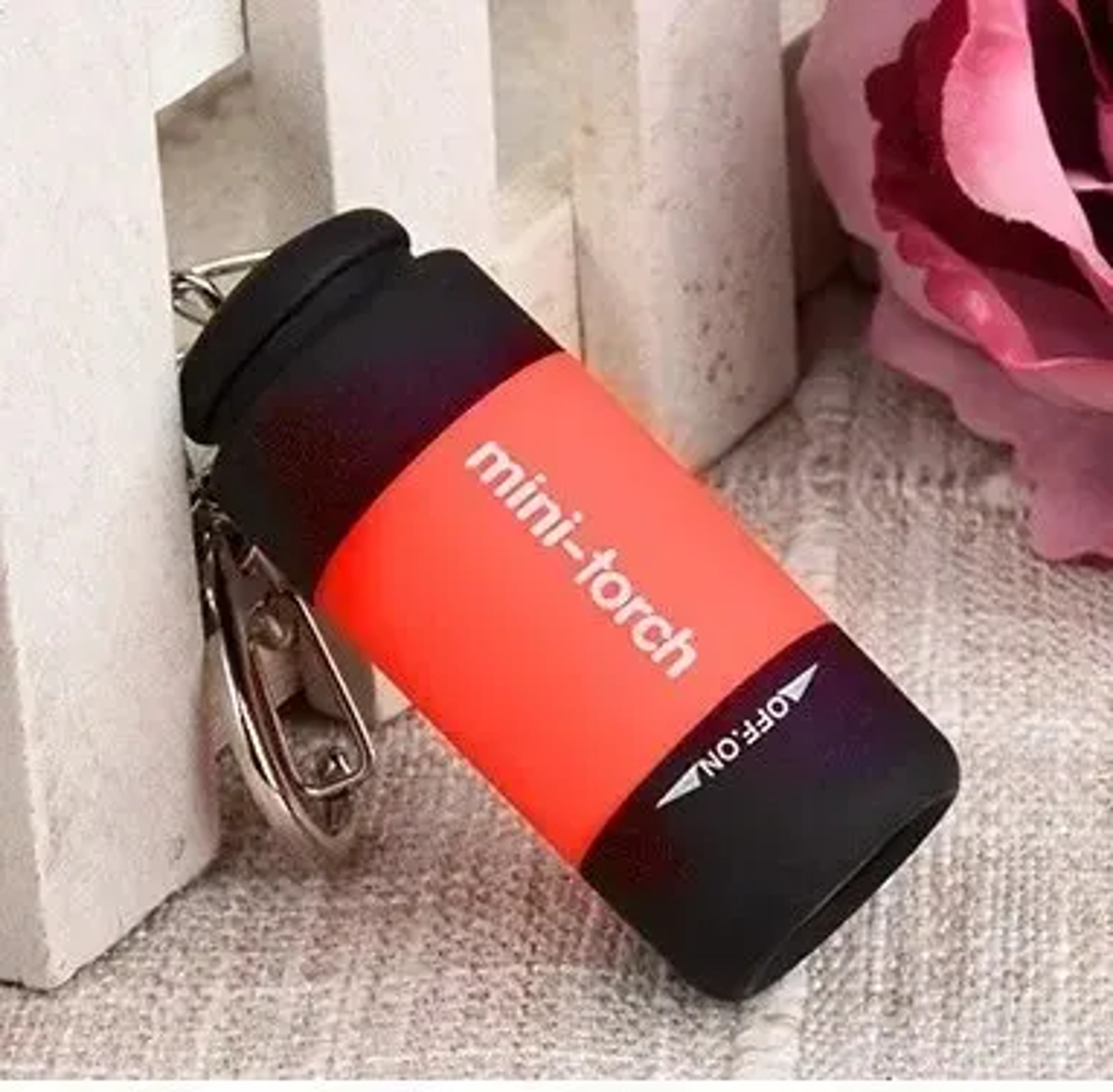 LED Micro Pocket Flashlight Portable USB Rechargeable Waterproof Key Chain Flashlight For Home 7