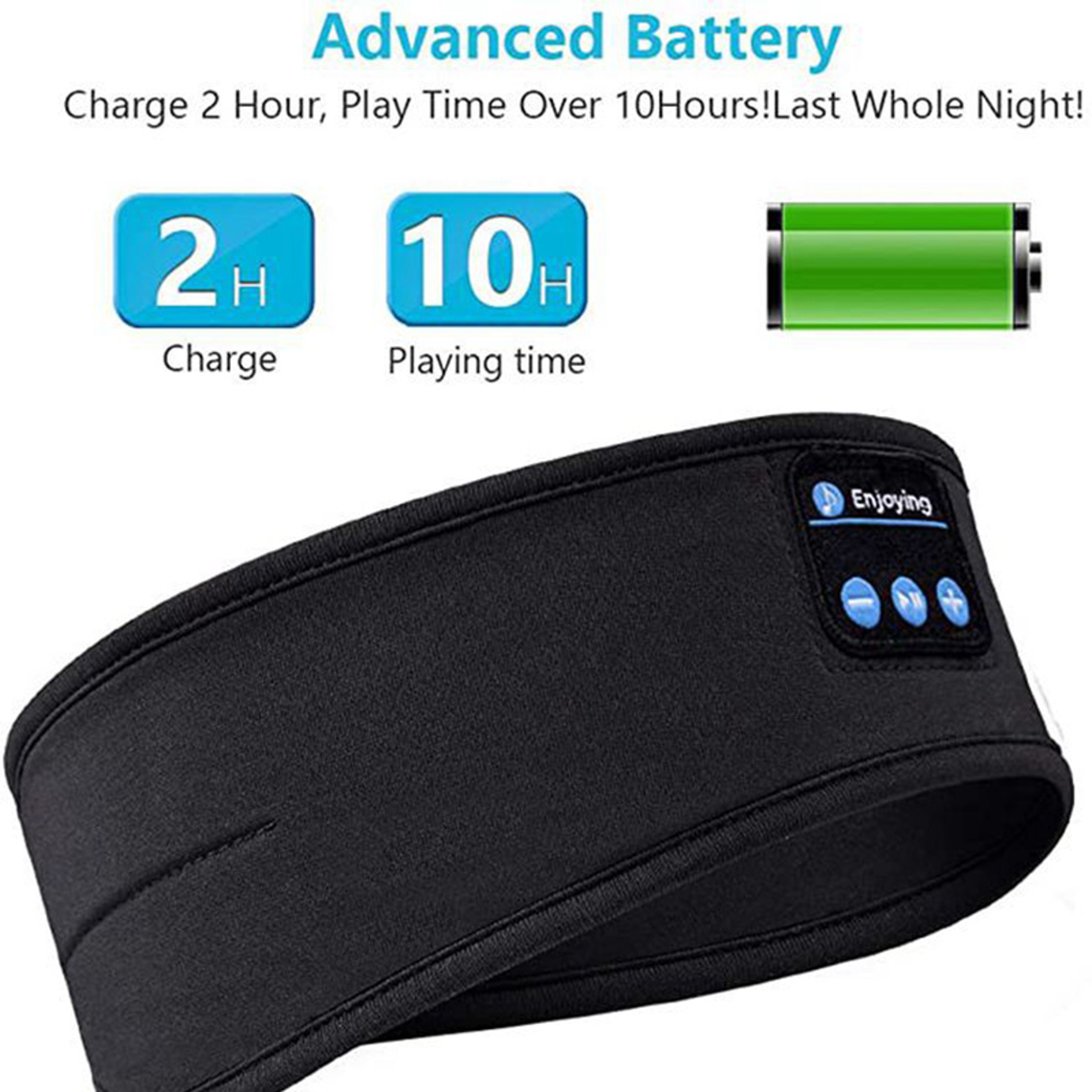 Original Wireless Bluetooth Headset Sports Sleep Headband Eye Mask Bluetooth Earphones Air Pro Earb 2