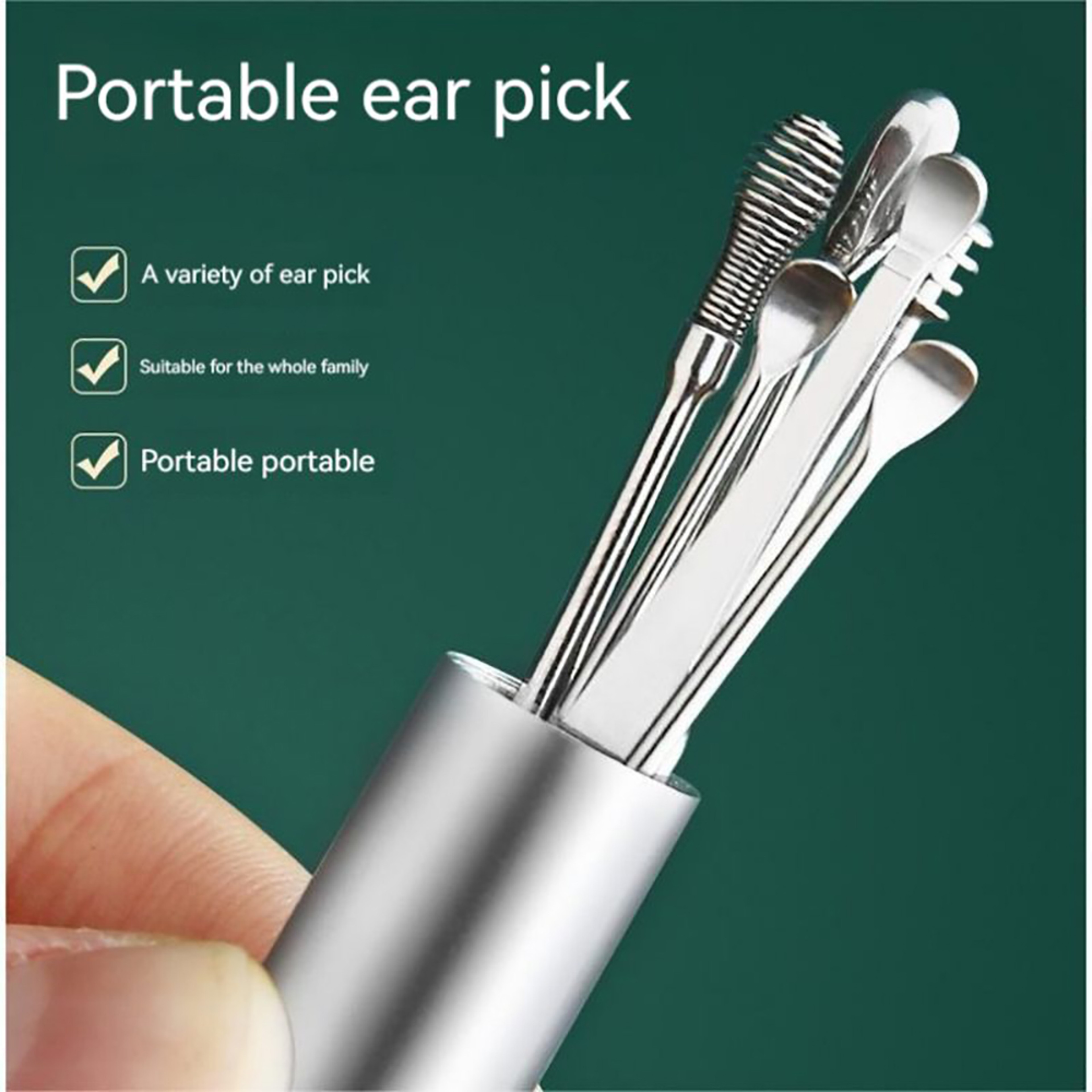 Ear Cleaner Ear Wax Remover Ear Pick Spiral Ear Spoon Easy Earwax Removal Ear Care Gadget For Safe  1