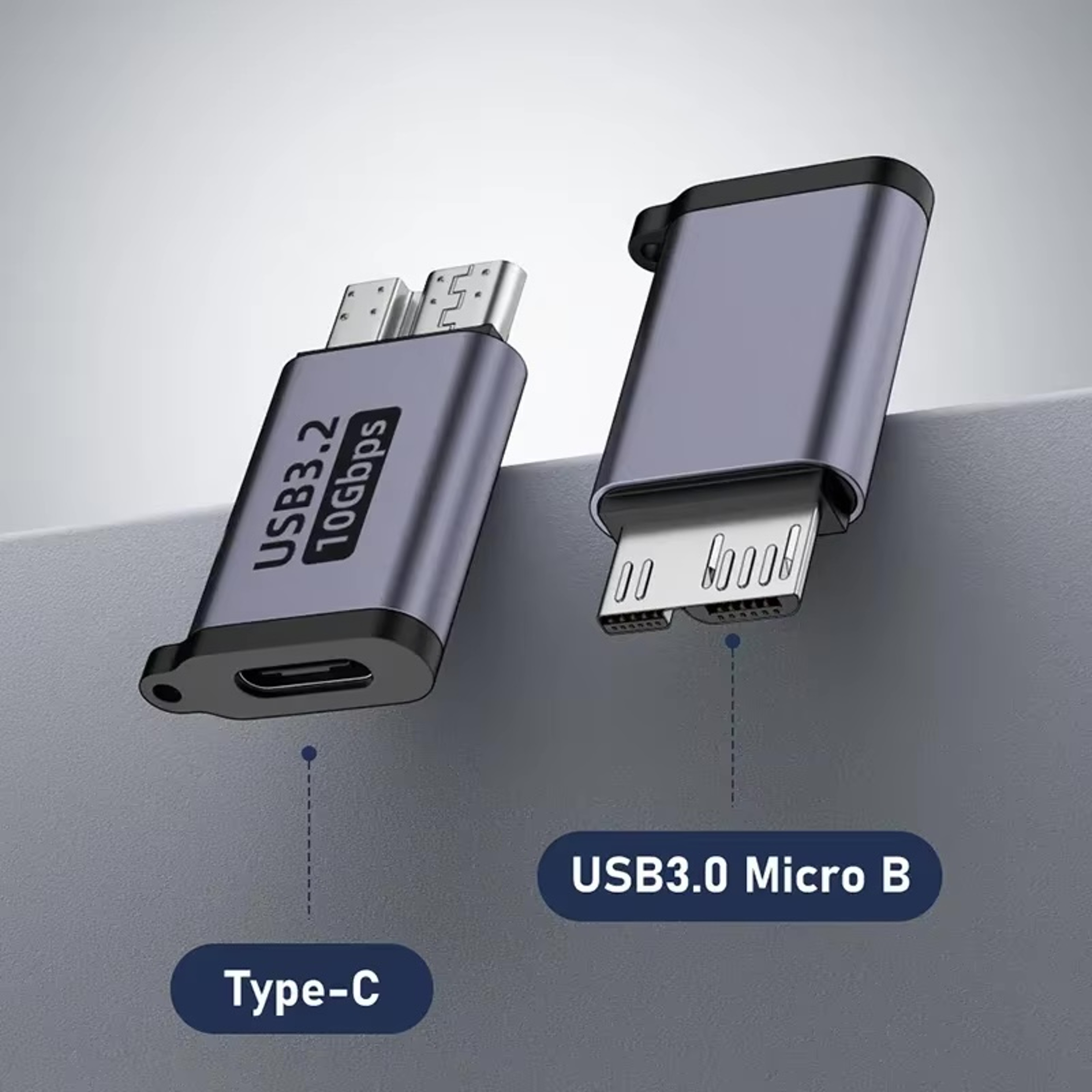 USB C 30 Micro B Male To Type C Female Adapter TypeC To Micro B Connector For Laptop External Hard  3