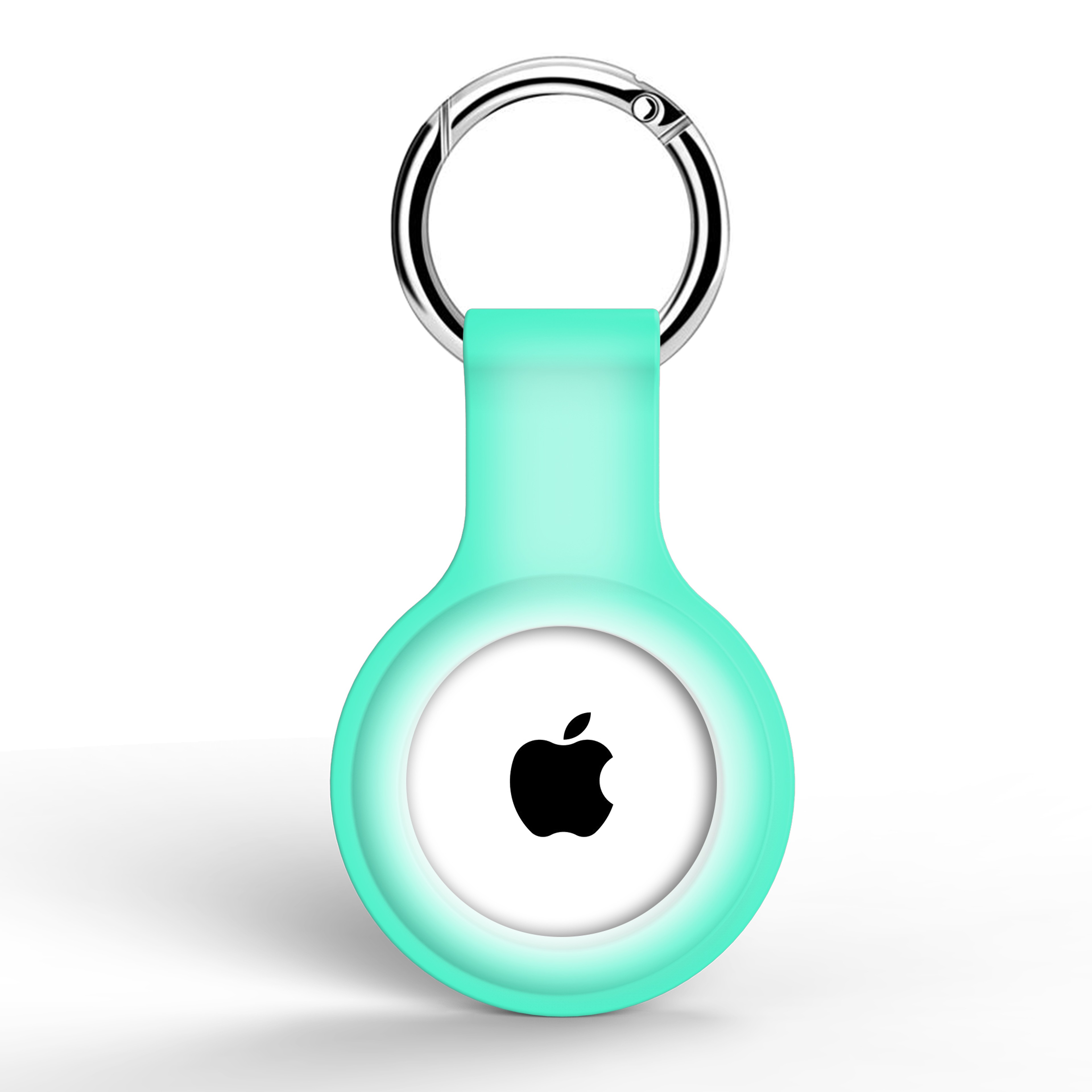 Cover For Apple Air Tags Case Liquid Silicone Protective Shell AntiScratch Sleeve Key Chain Tracker 7