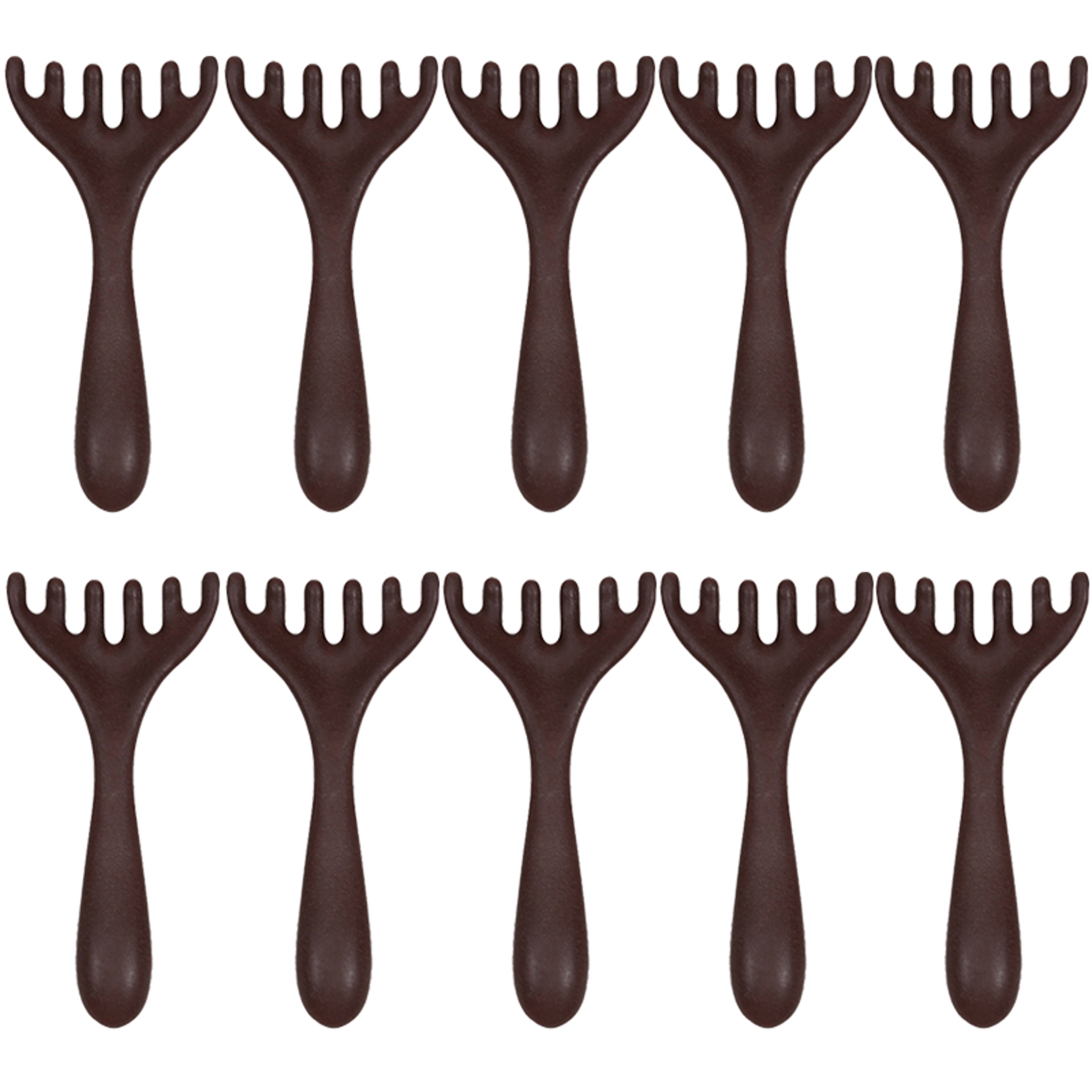Wooden Meridian Massage Comb Antistatic 6Claw Head Massager Promote Blood Circulation 6