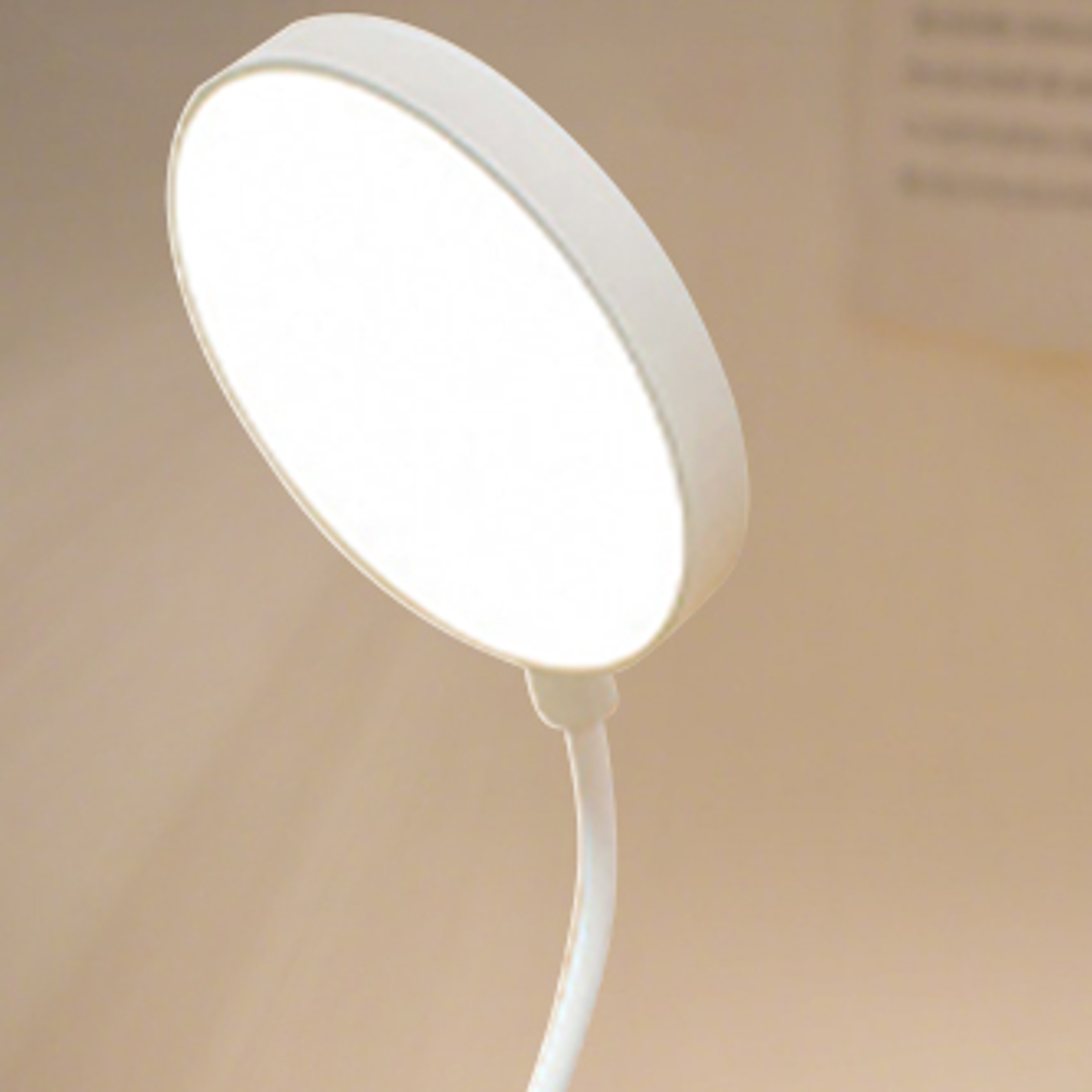 Night Light USB Rechargeable Table Lamp with Clip Indoor Eye Protection for Night Reading Dormitor