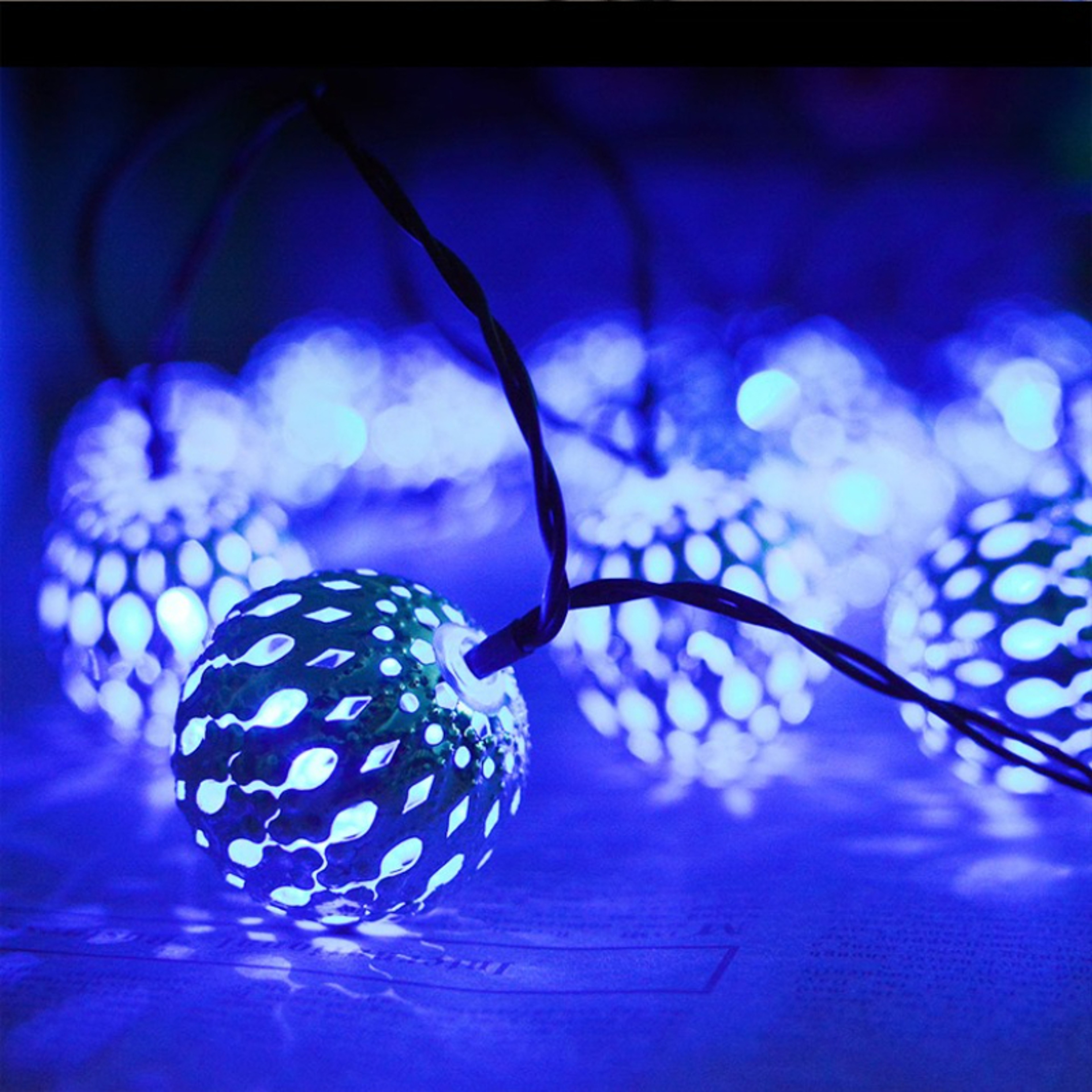 Outdoor and Indoor Waterproof Moroccan Fairy Lights, Solar LED Lights for Room Decor, Garden Yard Patio – view 3