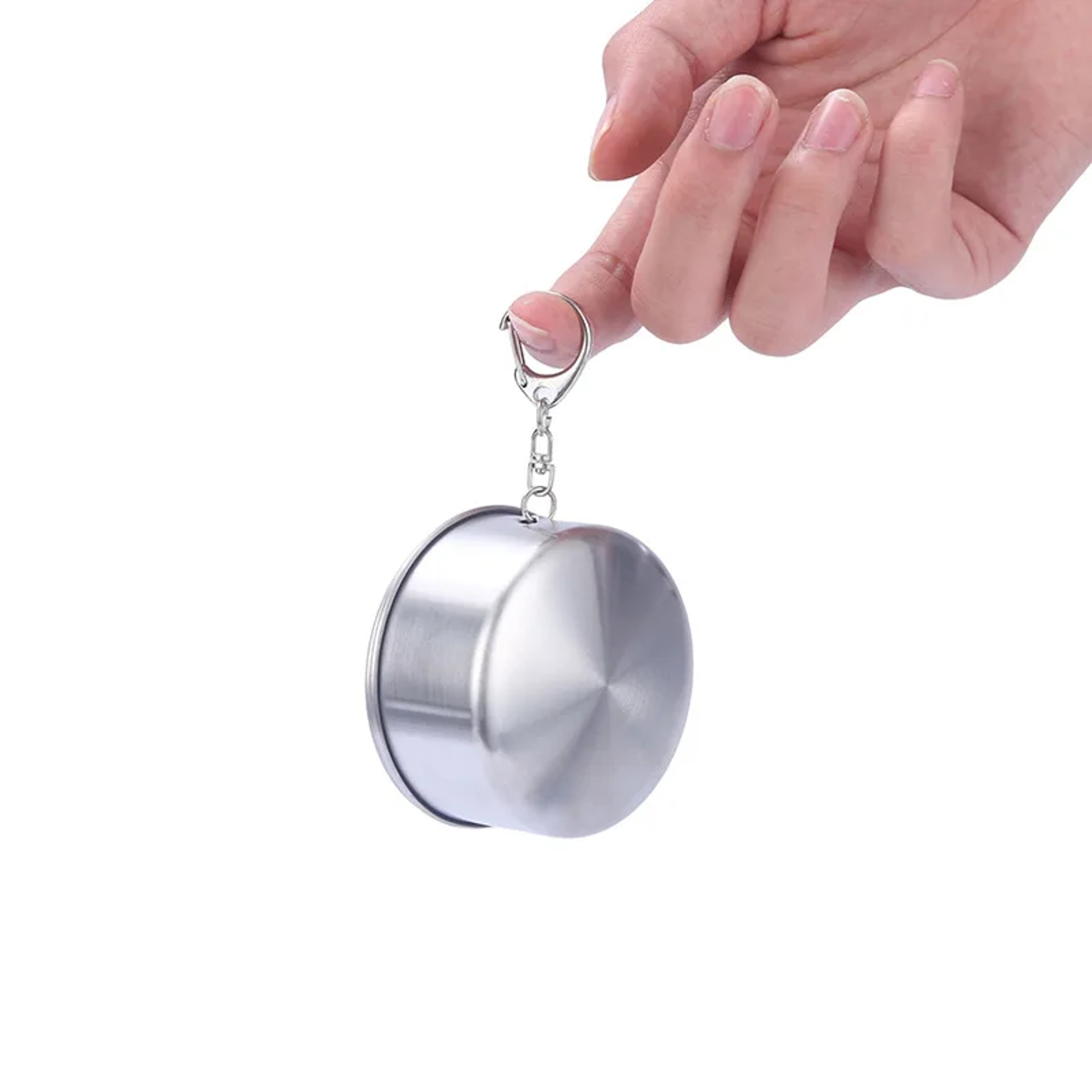 Stainless Steel Folding Cup Portable Outdoor Drink Ware Telescopic Camping Cup Travel Folding Drink 3