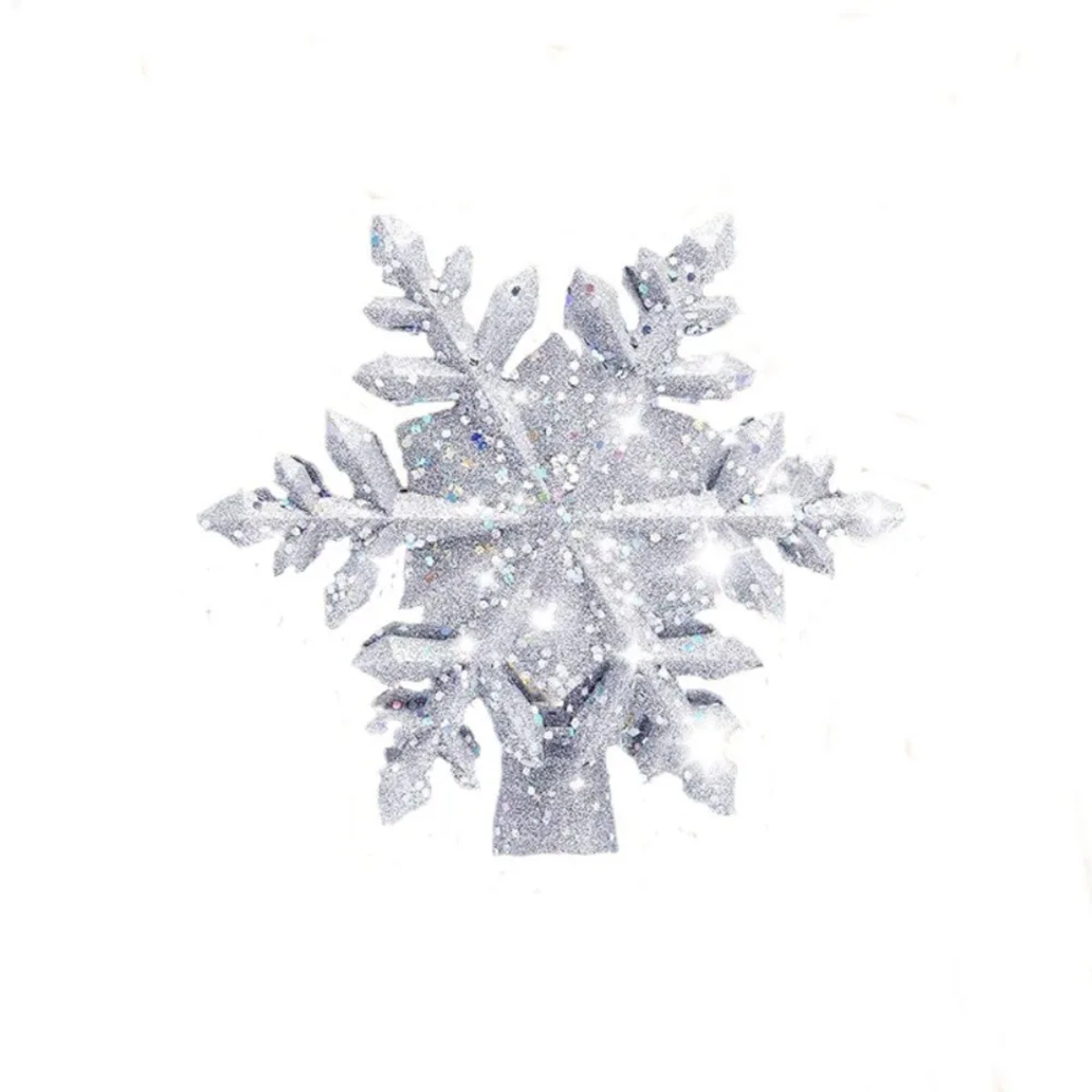 Christmas Tree Topper Lighted Snowflake Tree Topper, Rotating LED Snowflake Projector, 3D Glitter Projector – view 4