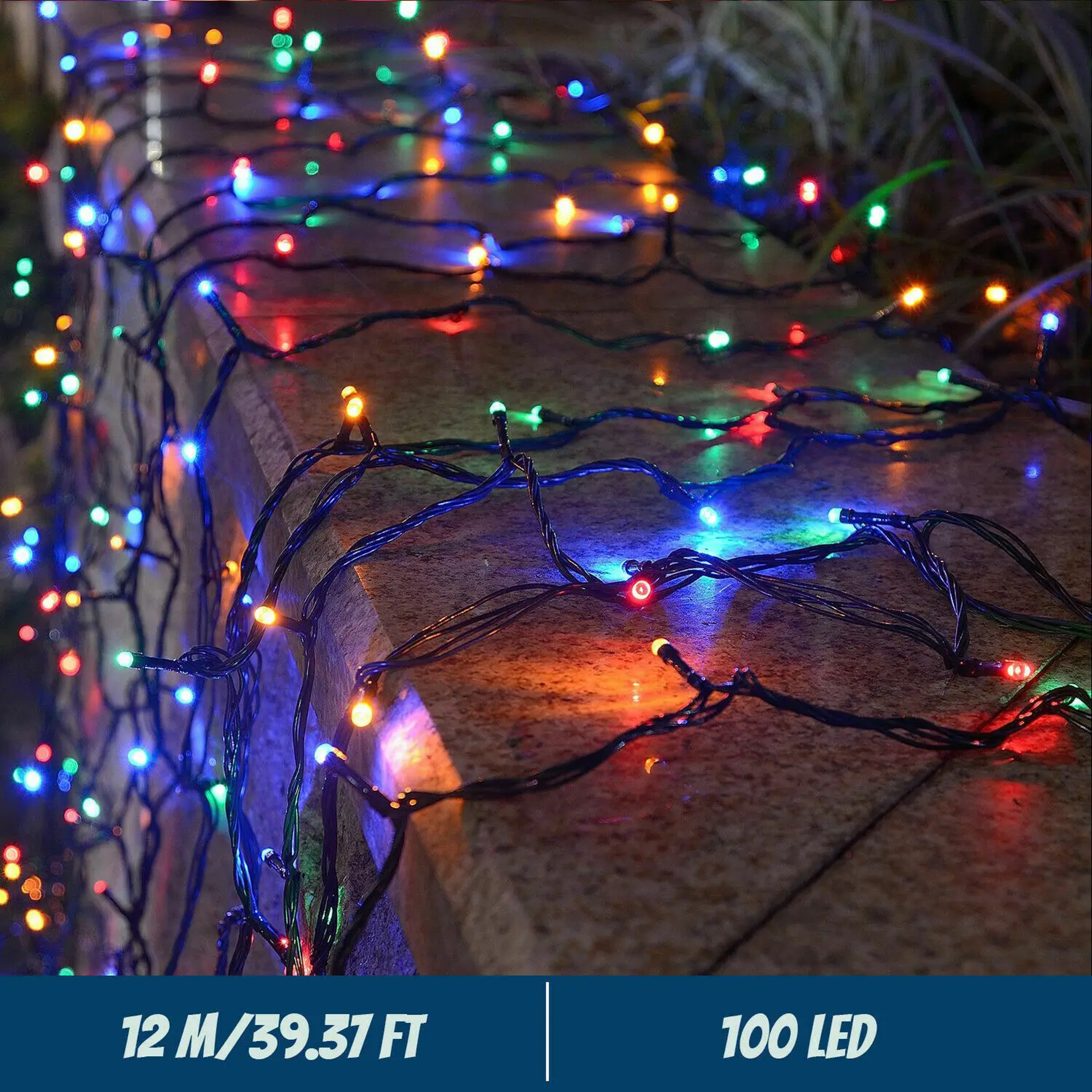 LED Solar String Lights Solar Powered Xmas Outdoor Lights Waterproof Starry Christmas Fairy Lights 0