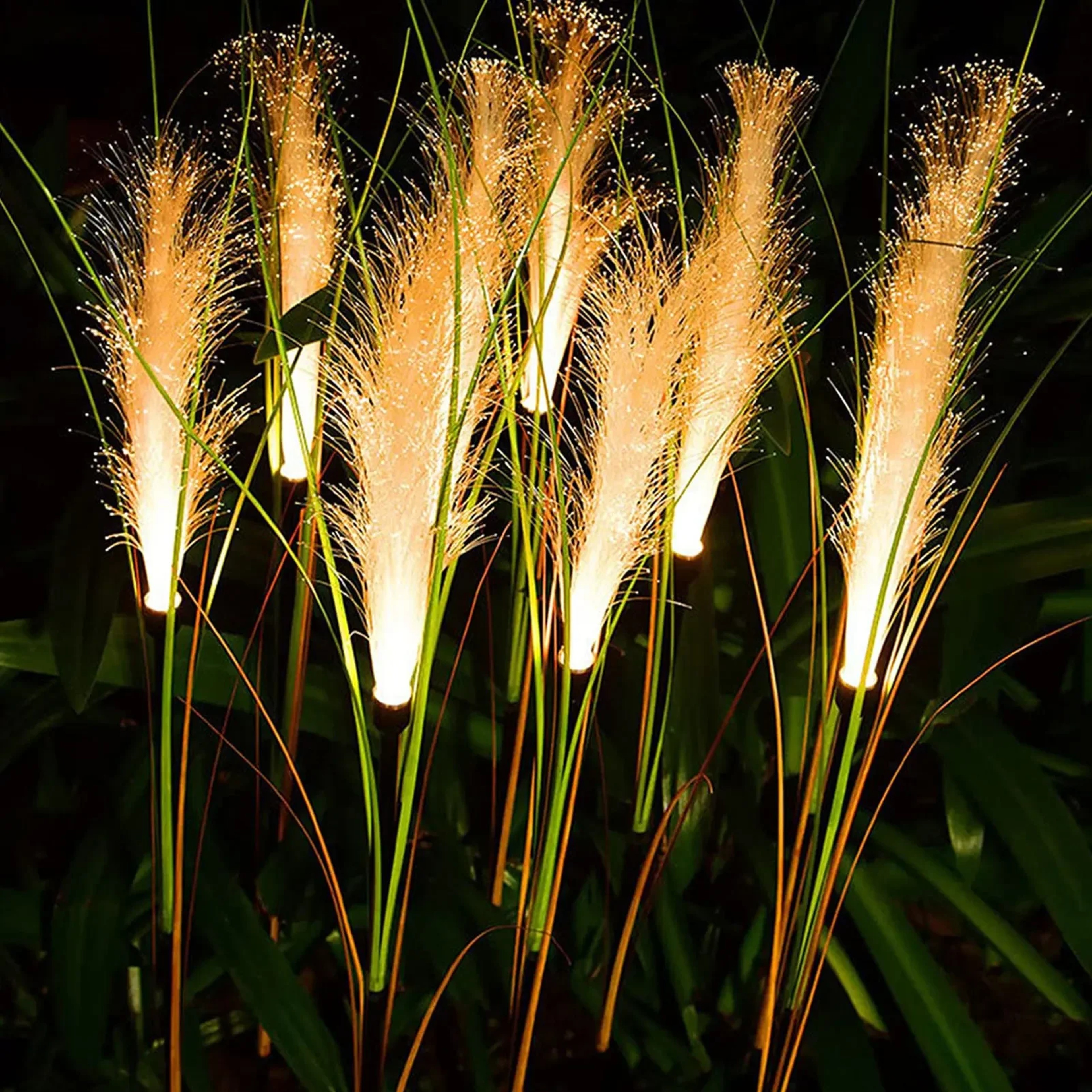 LED Solar Garden Reed Lamp, Waterproof Outdoor Yard Light, Solar Power Path Lighting, Lawn Christmas Decoration – view 1