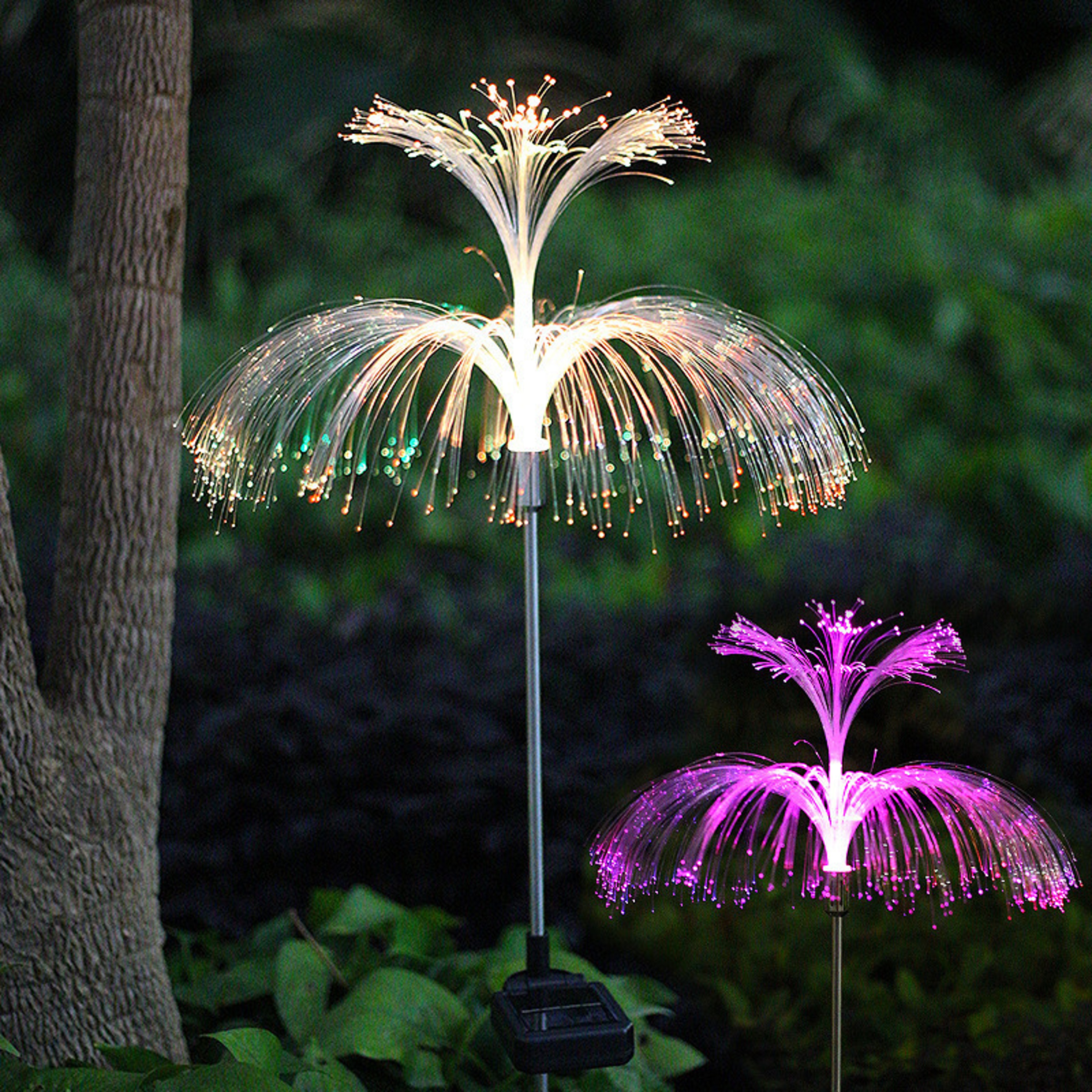 Color Changing Outdoor Lamp, Solar Jellyfish Lights, Waterproof Pathway Garden Decor for Lawn Lighting – view 4