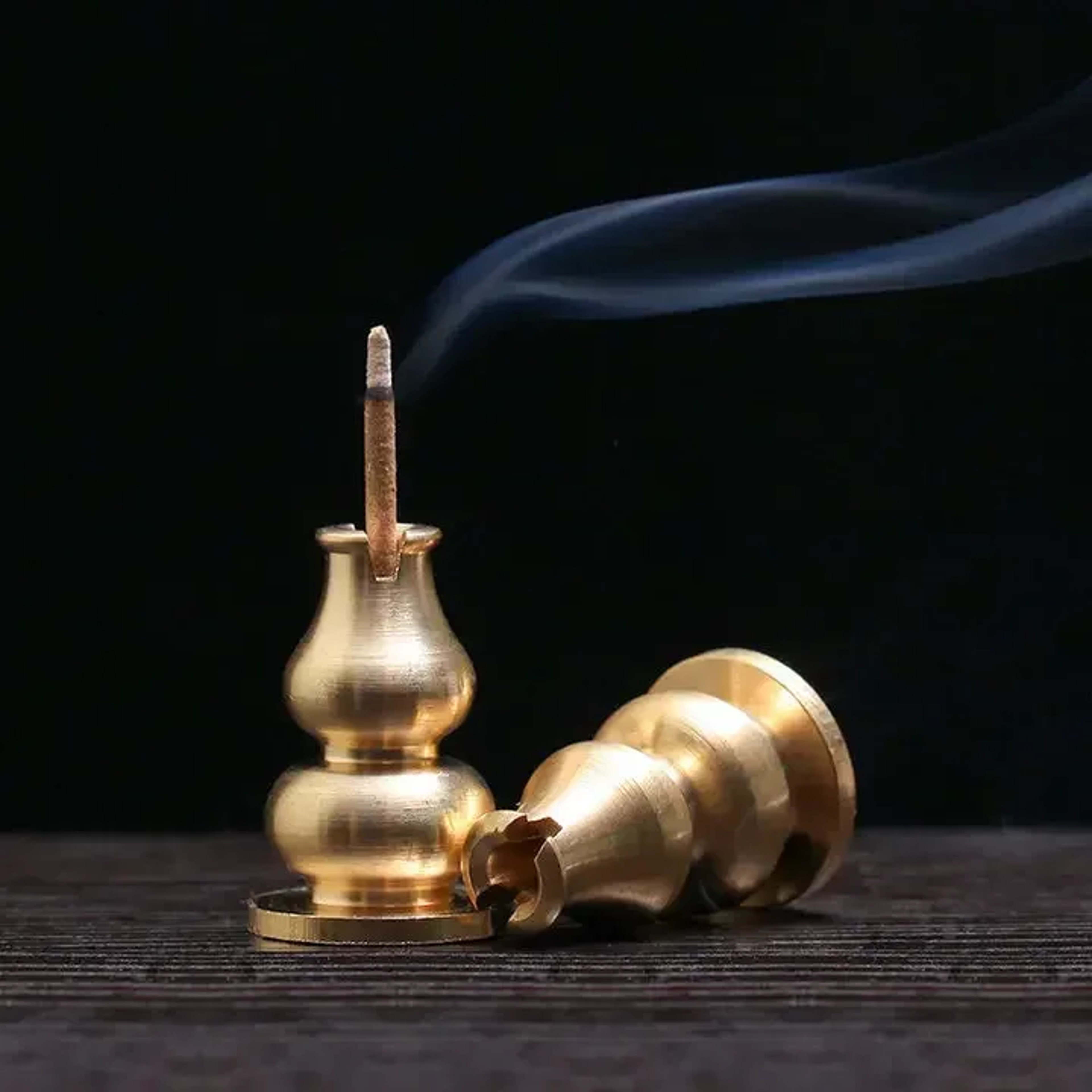 Alloy Incense Burner Stick Holder Plate Buddhism Lotus Censer Bronze Nasturtium Incense Burner For  2