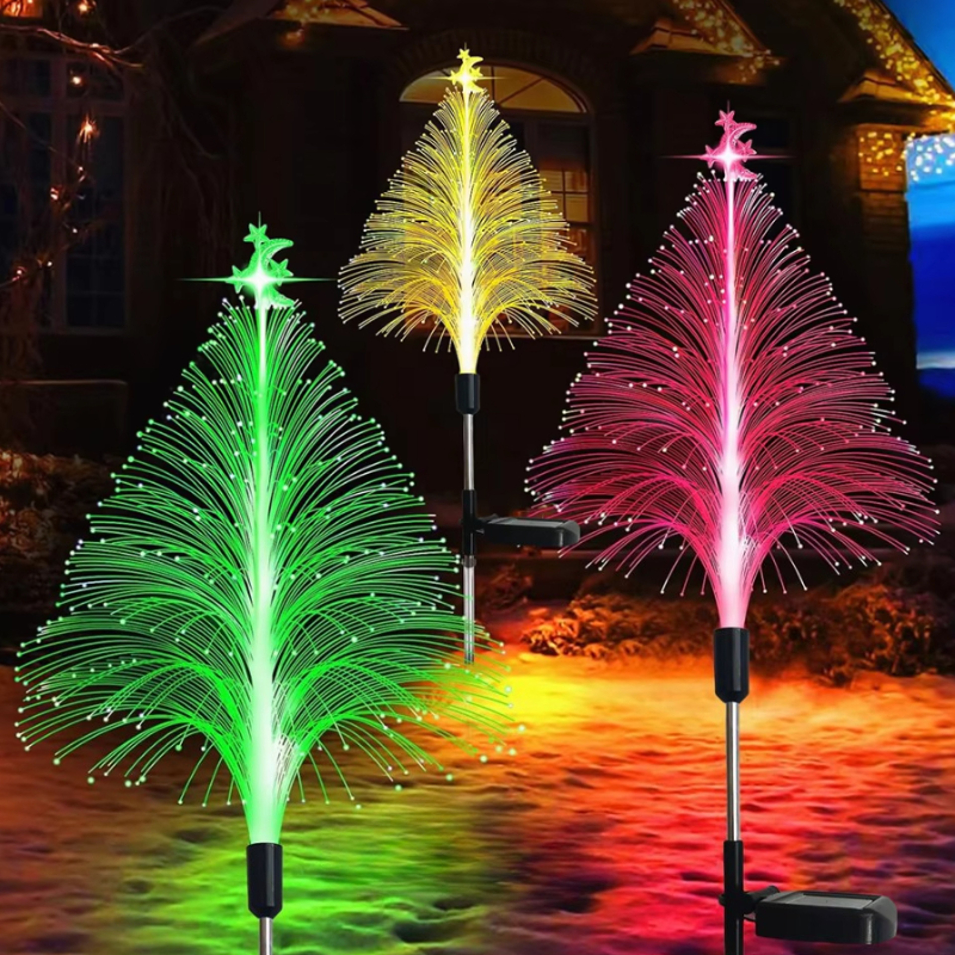 Solar LED Jellyfish Lights Outdoor Garden Decor Lawn Light Waterproof Patio Yard Pathway Decor 0