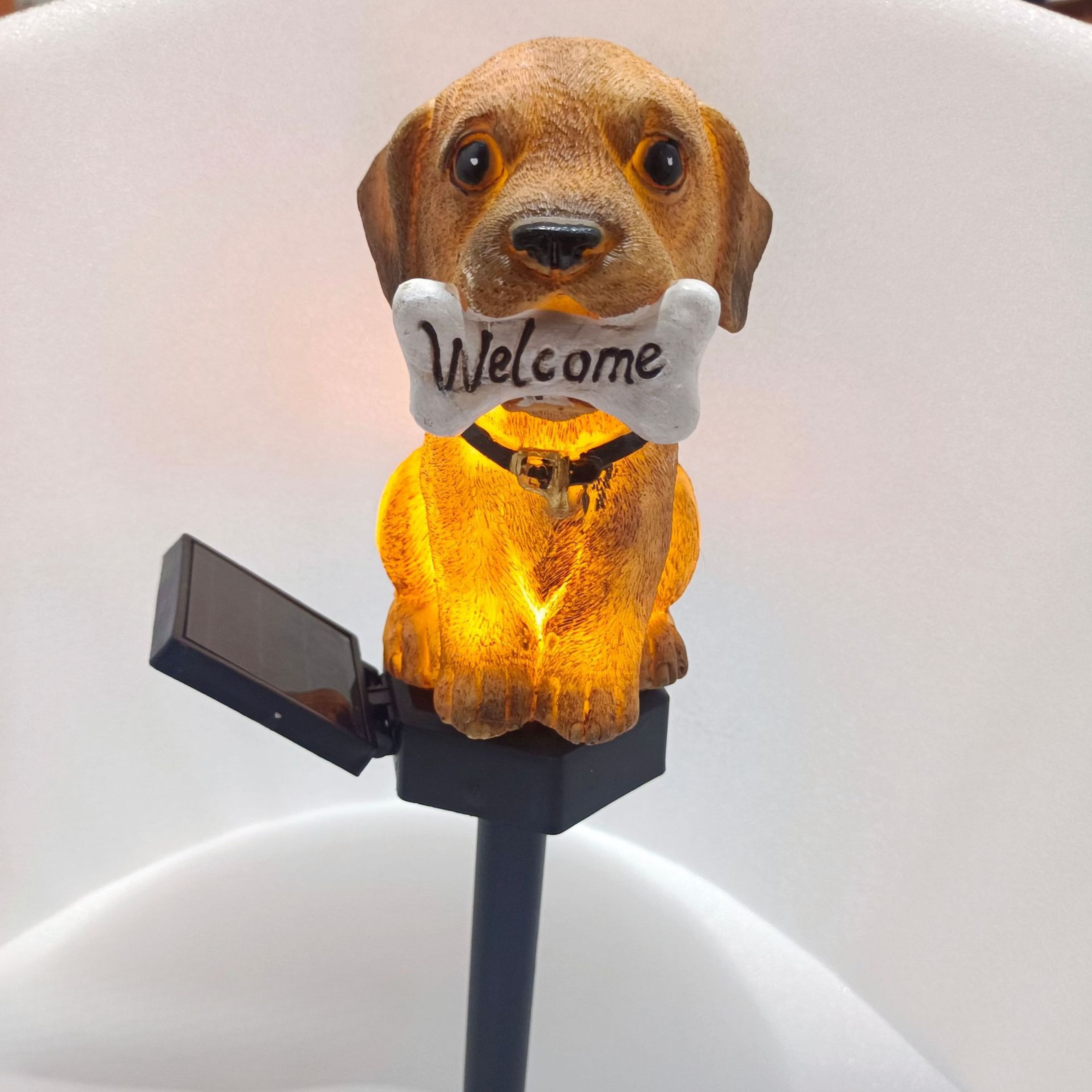 Dog Welcome Lamp Solar Powered Lawn Light For Garden Courtyard Patio Waterproof Outdoor Lighting Fo 5