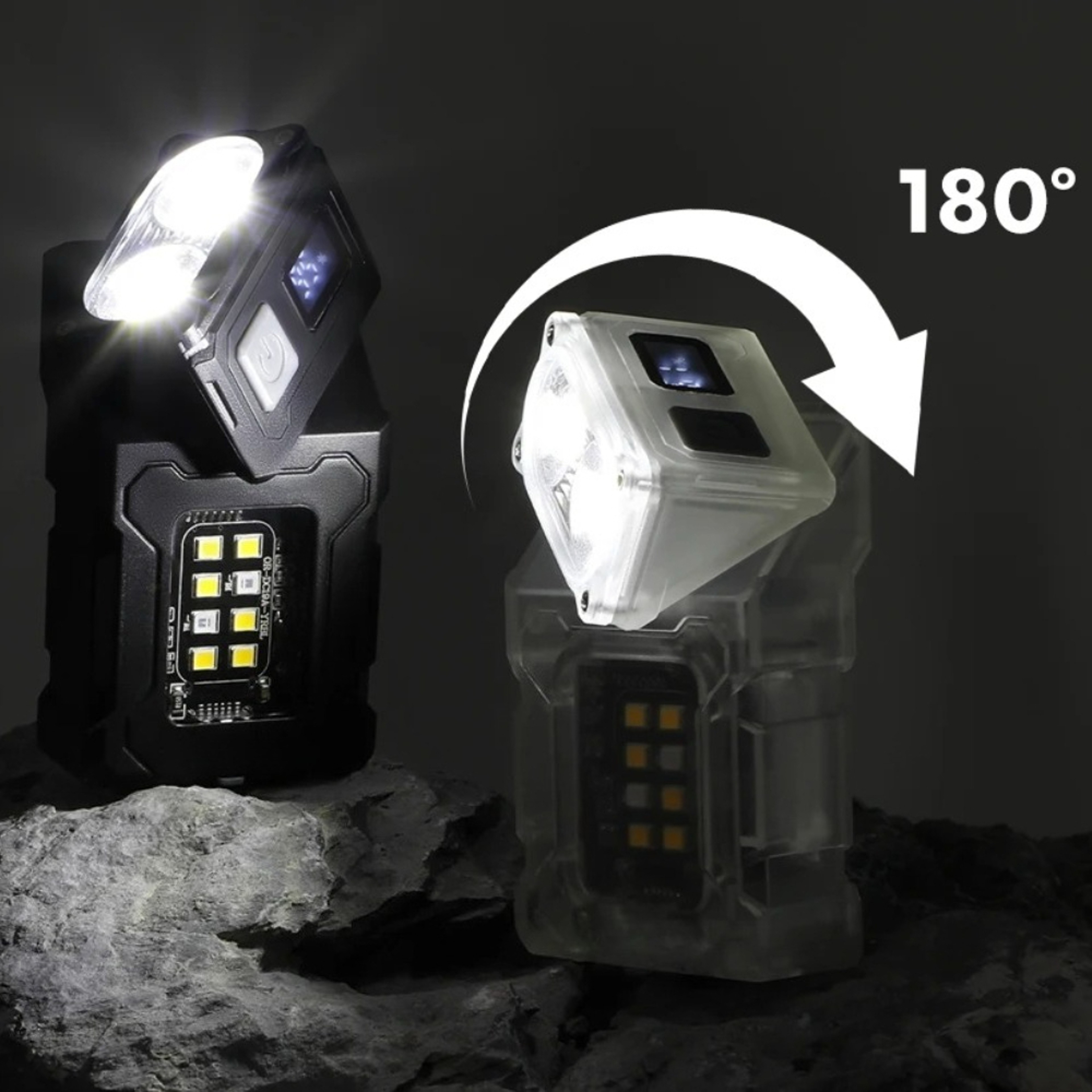 Mini USB Rechargeable LED Flashlight Super Bright COB Torch Portable Magnetic Work Light For Outdoo 5