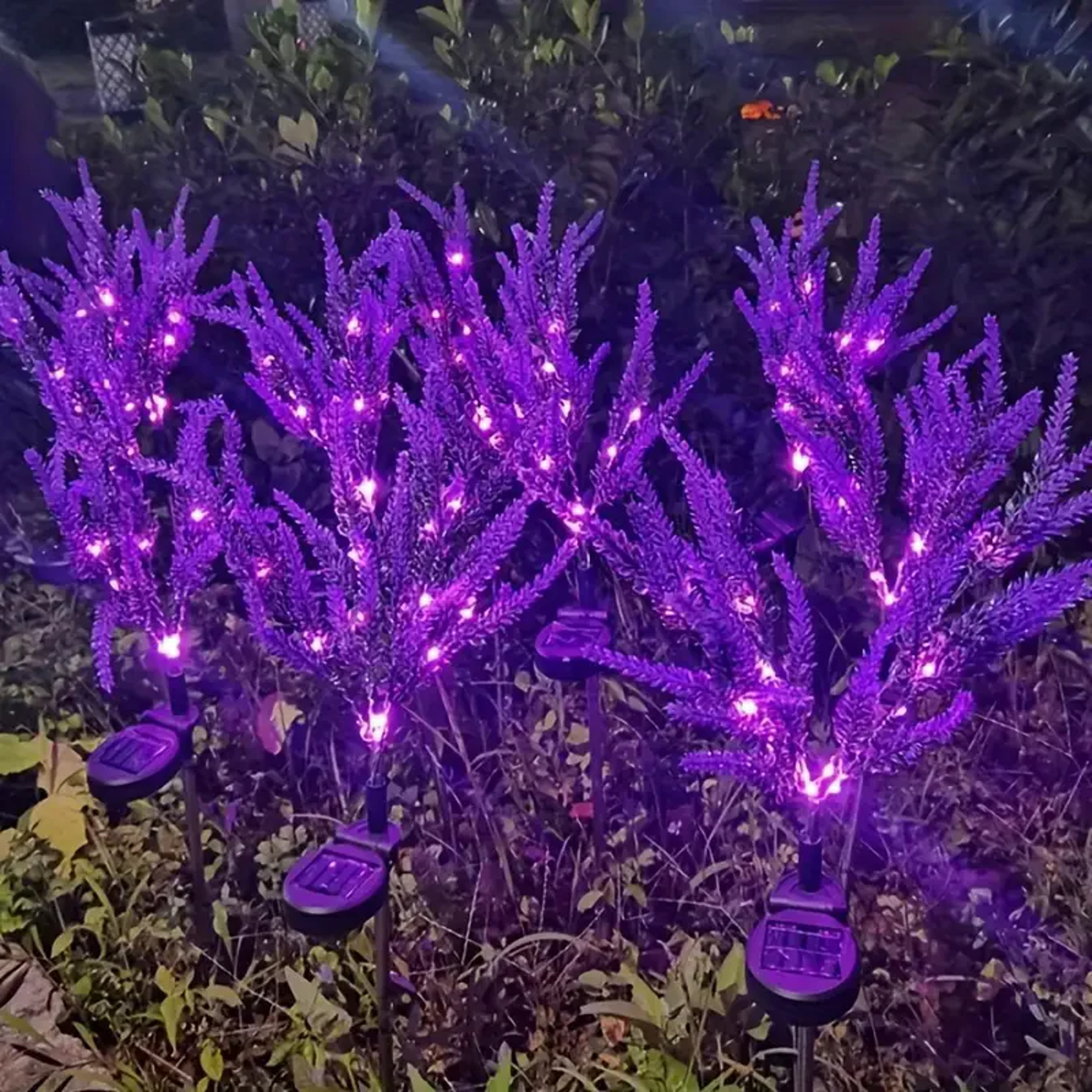 Lavender LED Light Outdoor Garden Light, Solar Powered Waterproof Lawn Decor, Perfect for Halloween, Christmas – view 6