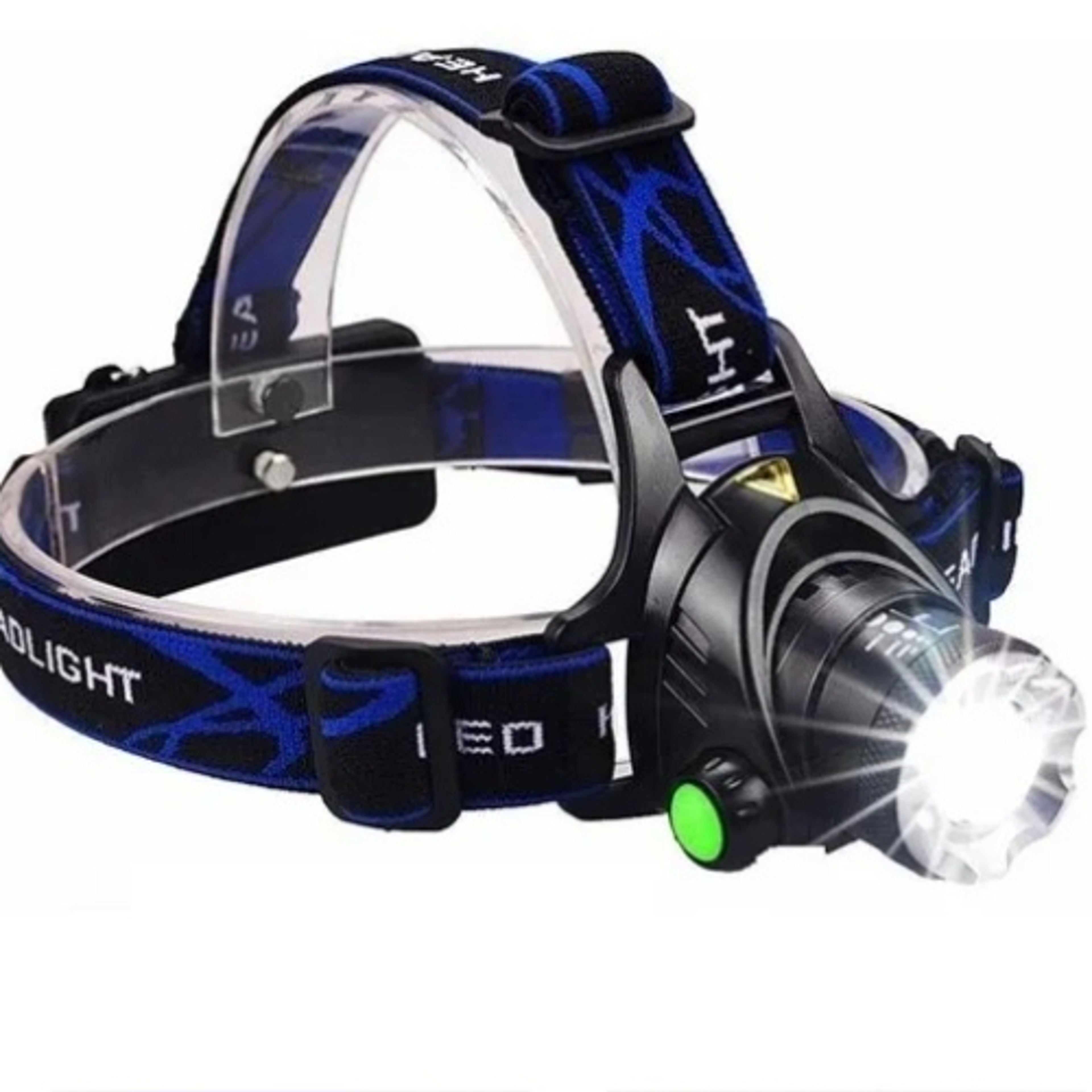 USB Rechargeable Headlamp Powerful Outdoor Splashproof Work Lamp Portable For Camping Fishing Runni