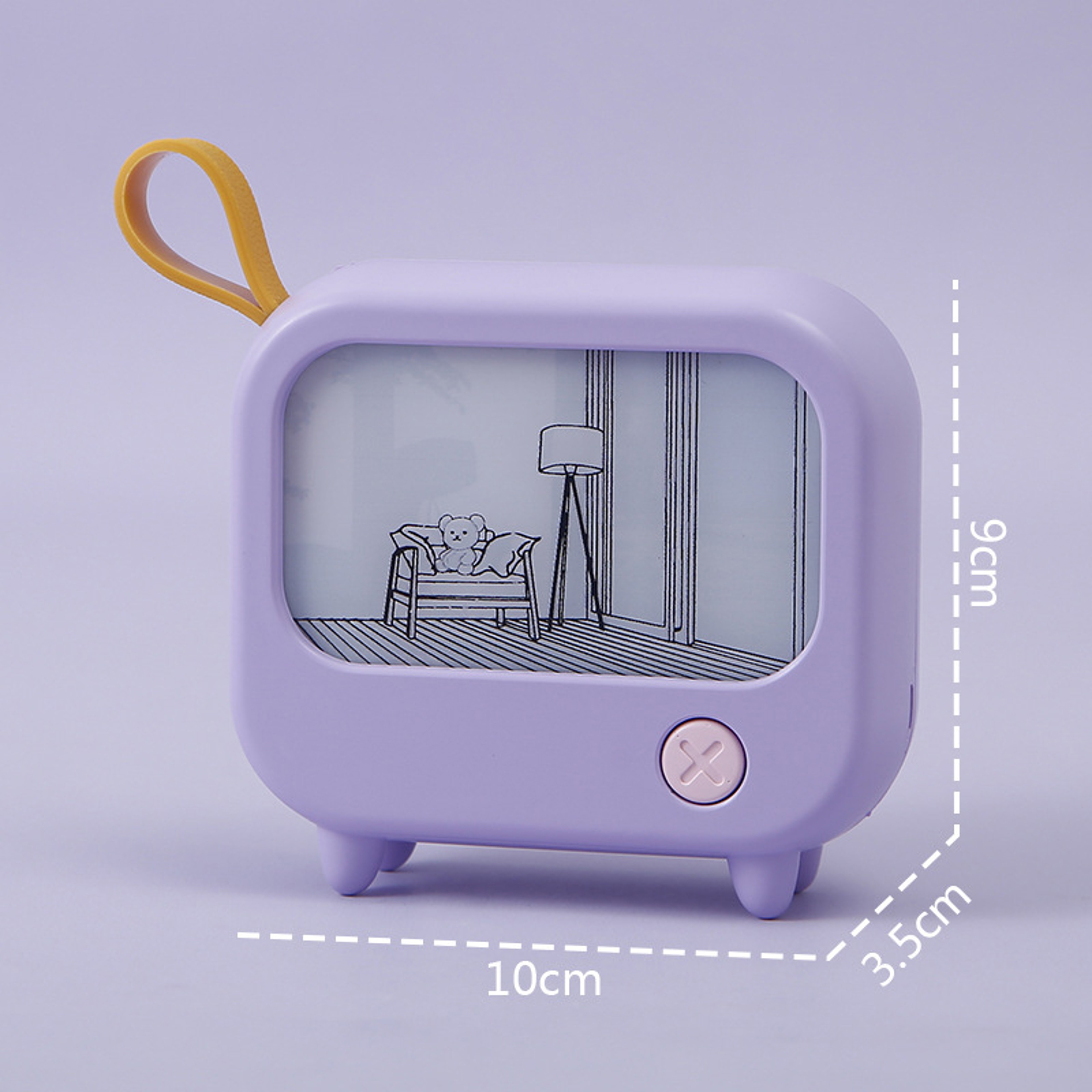 TV Painting Night Light LED Cute Child Learning Table Lamp Mini Desktop Atmosphere Lighting Room Ho 7